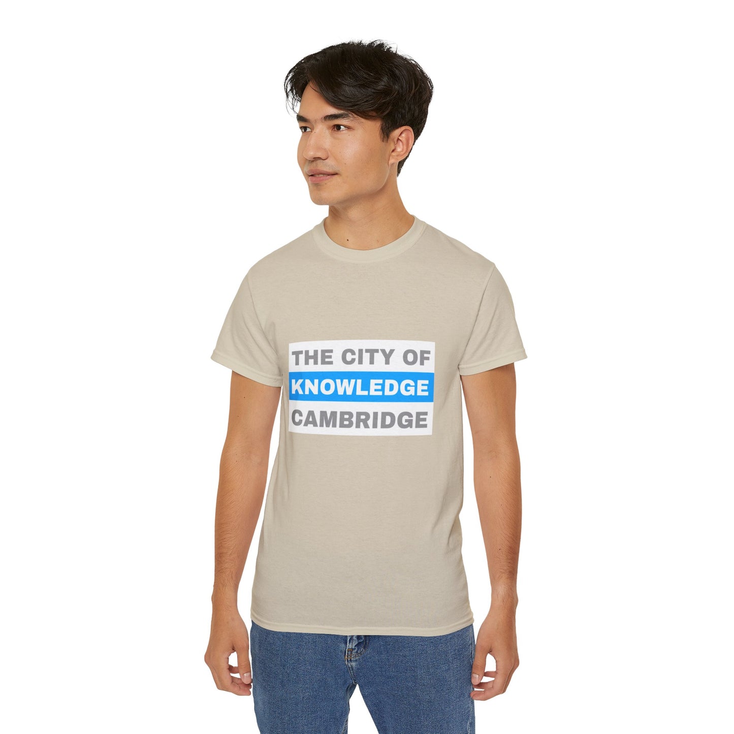 Unisex Ultra Cotton Tee with cambridge city Design | OKEYCITY