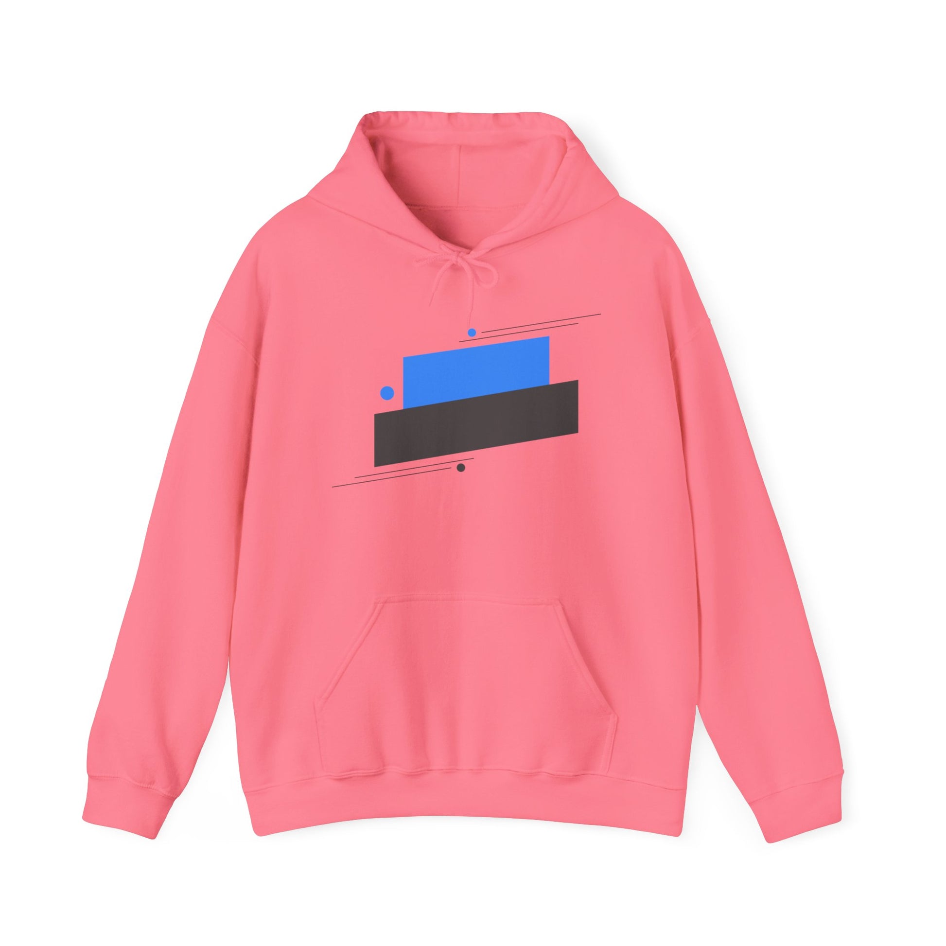 Unisex Heavy Blend™ Hooded Sweatshirt with blue graphic Design | OKEYCITY