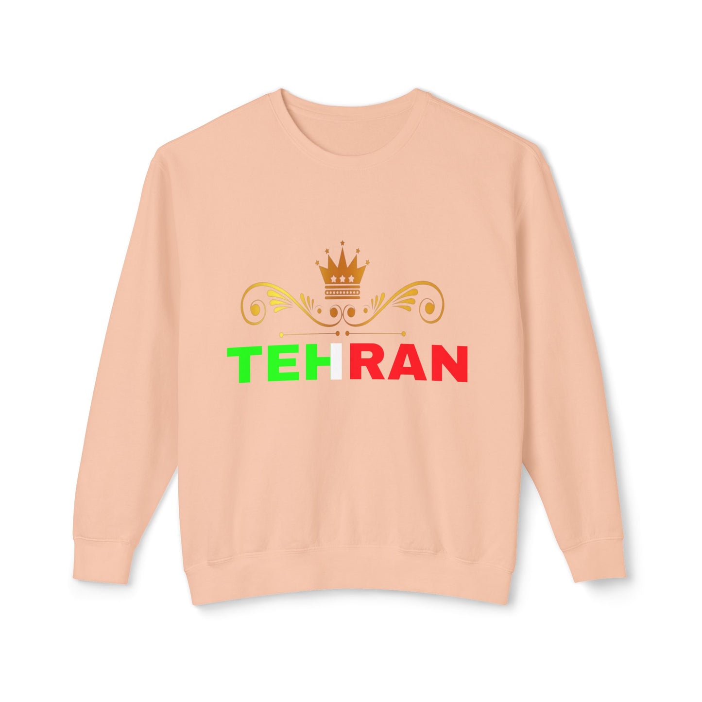 Unisex Lightweight Crewneck Sweatshirt With Tehran Design | OKEYCITY