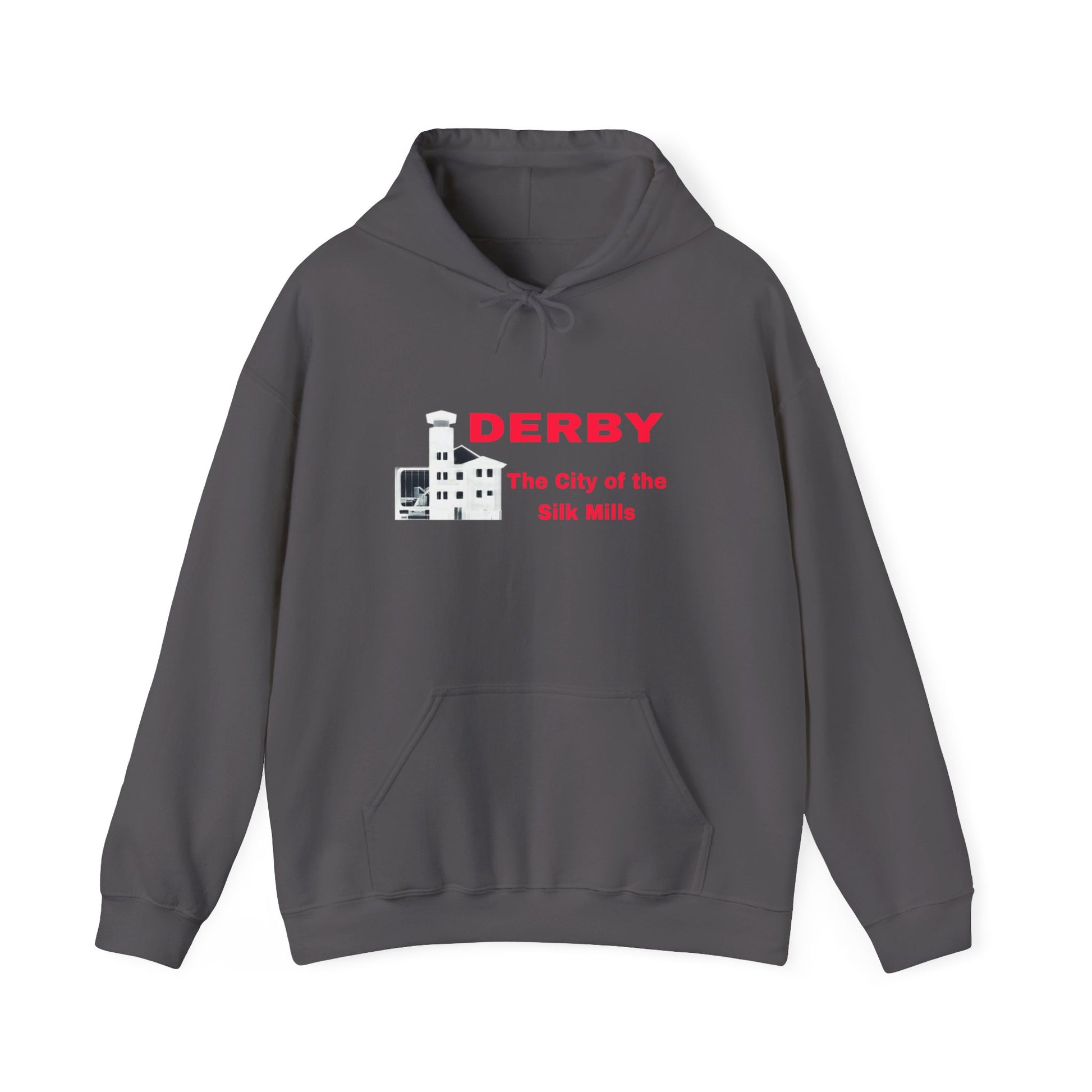 Unisex Heavy Blend™ Hooded Sweatshirt with Derby Design | OKEYCITY