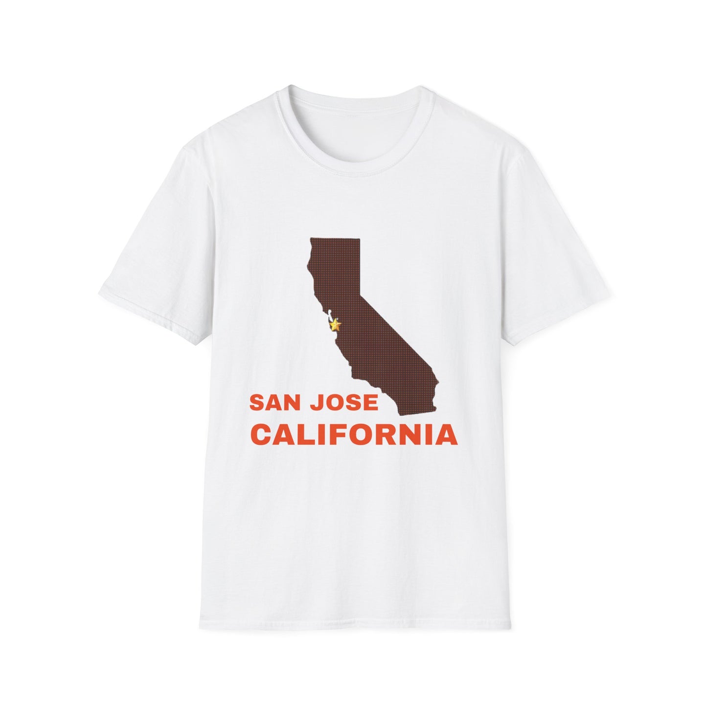 Unisex Softstyle T-Shirt with San Jose Design | OKEYCITY