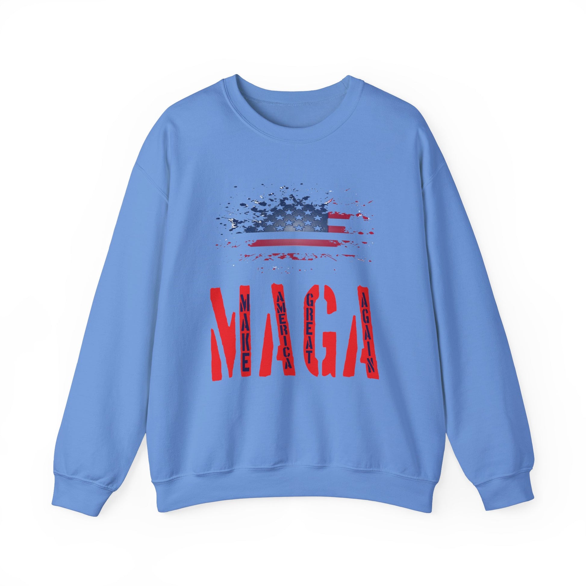 Unisex Heavy Blend™ Crewneck Sweatshirt with Election 2024 USA , MAGA Design | OKEYCITY