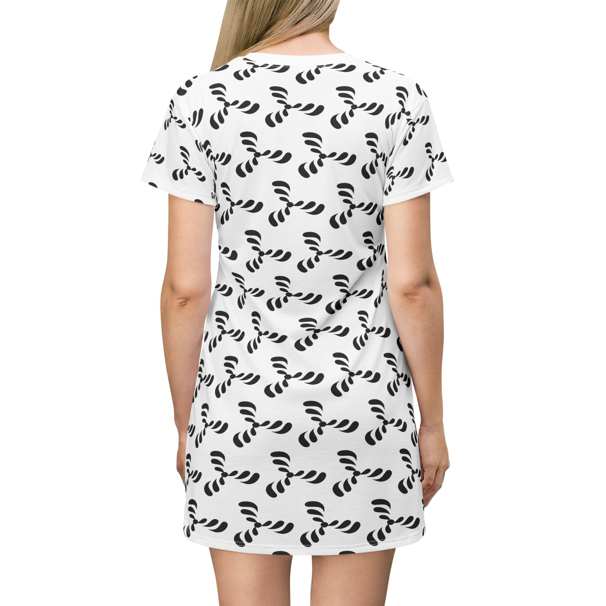 T-Shirt Dress with Pattern | OKEYCITY