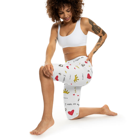 Women’s Capri Leggings With nice Pattern | OKEYCITY