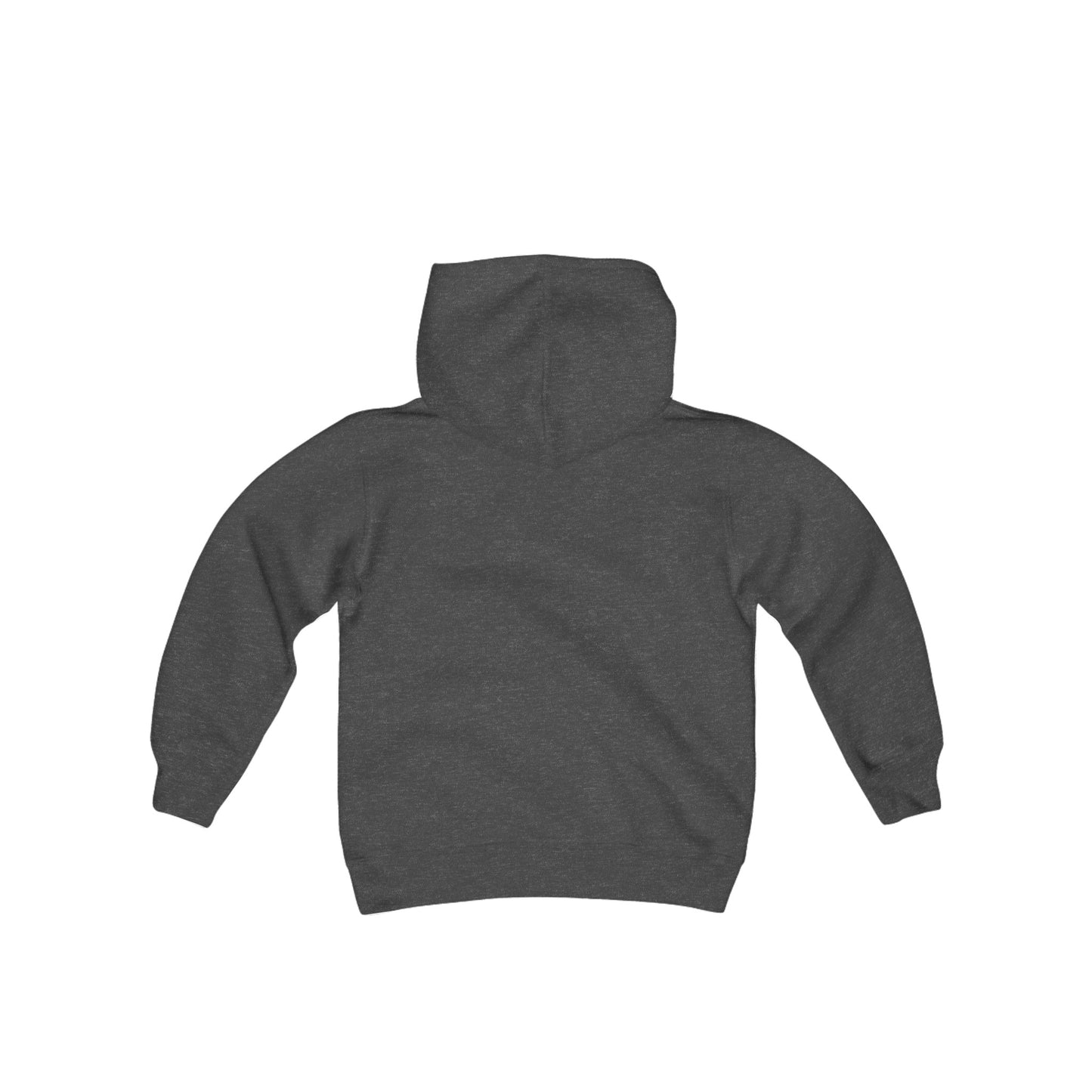 Youth Heavy Blend Hooded Sweatshirt with vector lion Design | OKEYCITY