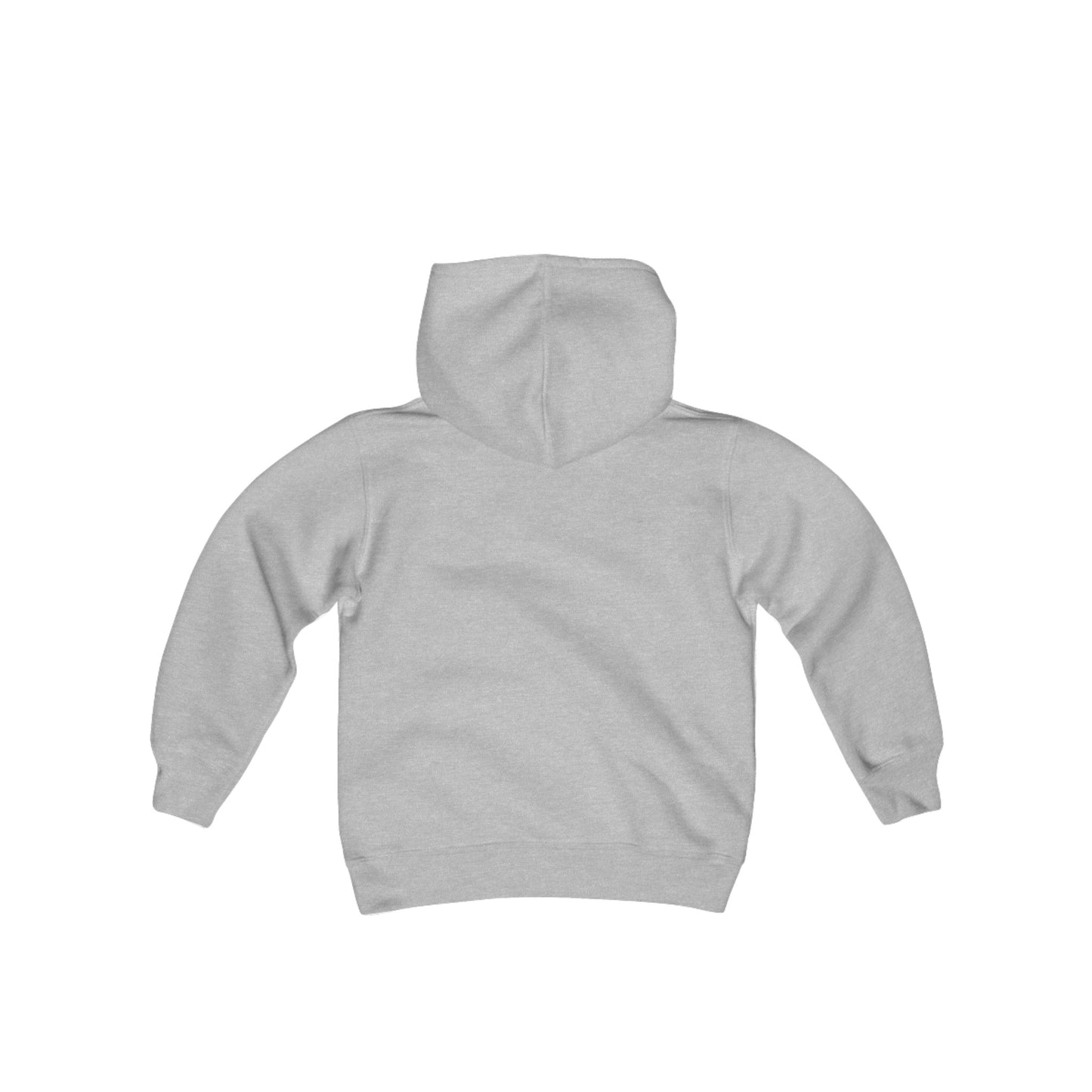 Youth Heavy Blend Hooded Sweatshirt with vector lion Design | OKEYCITY