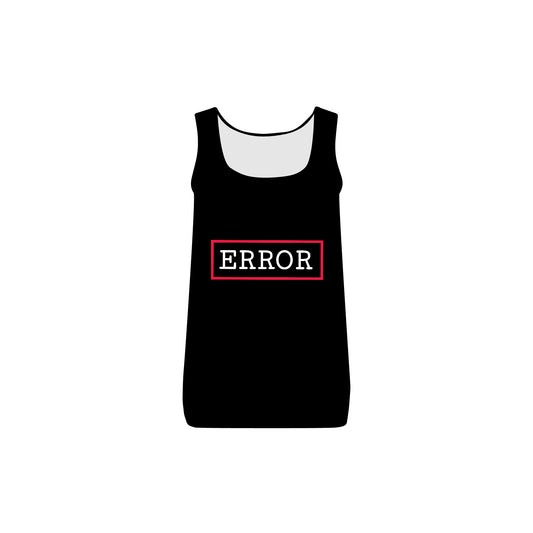 Women's Baby Rib Tank with ٍٍError graphics | OKEYCITY