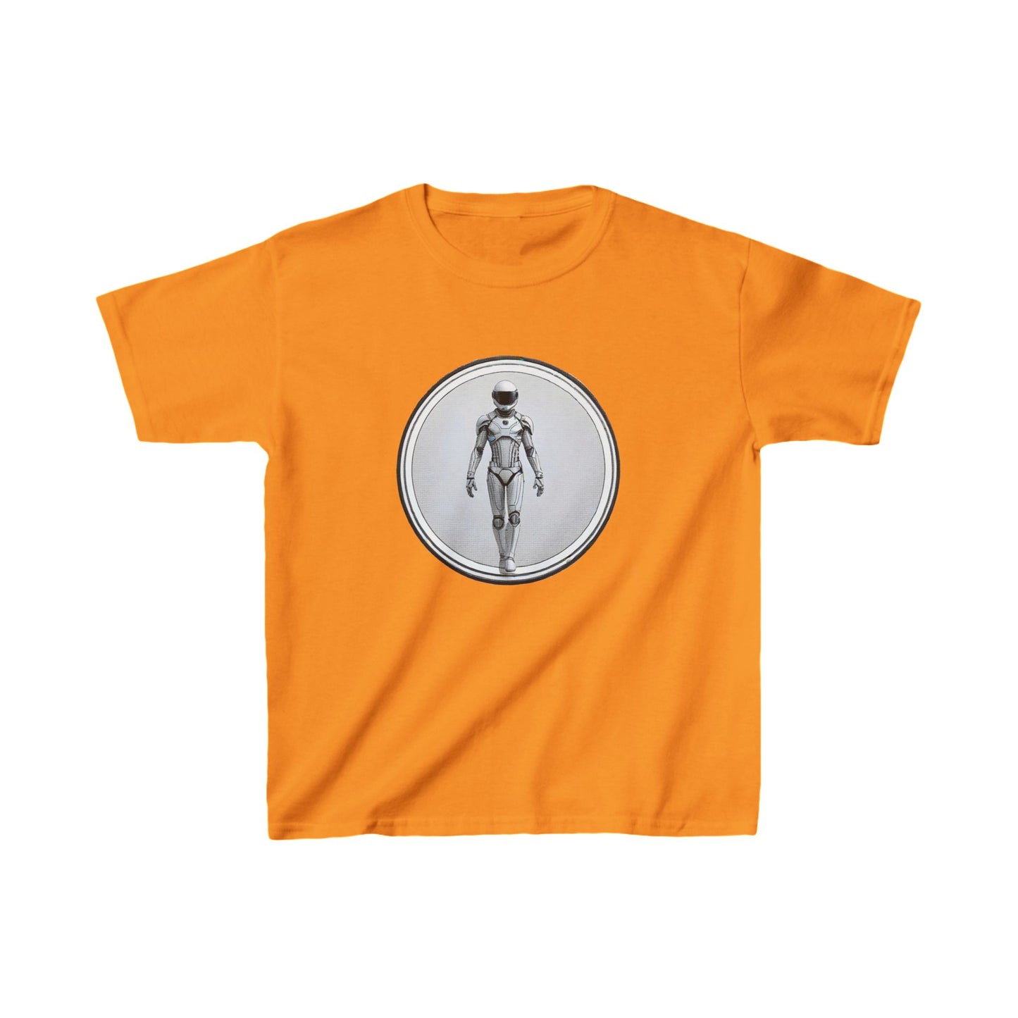 Kids Heavy Cotton™ Tee with astronaut design | OKEYCITY