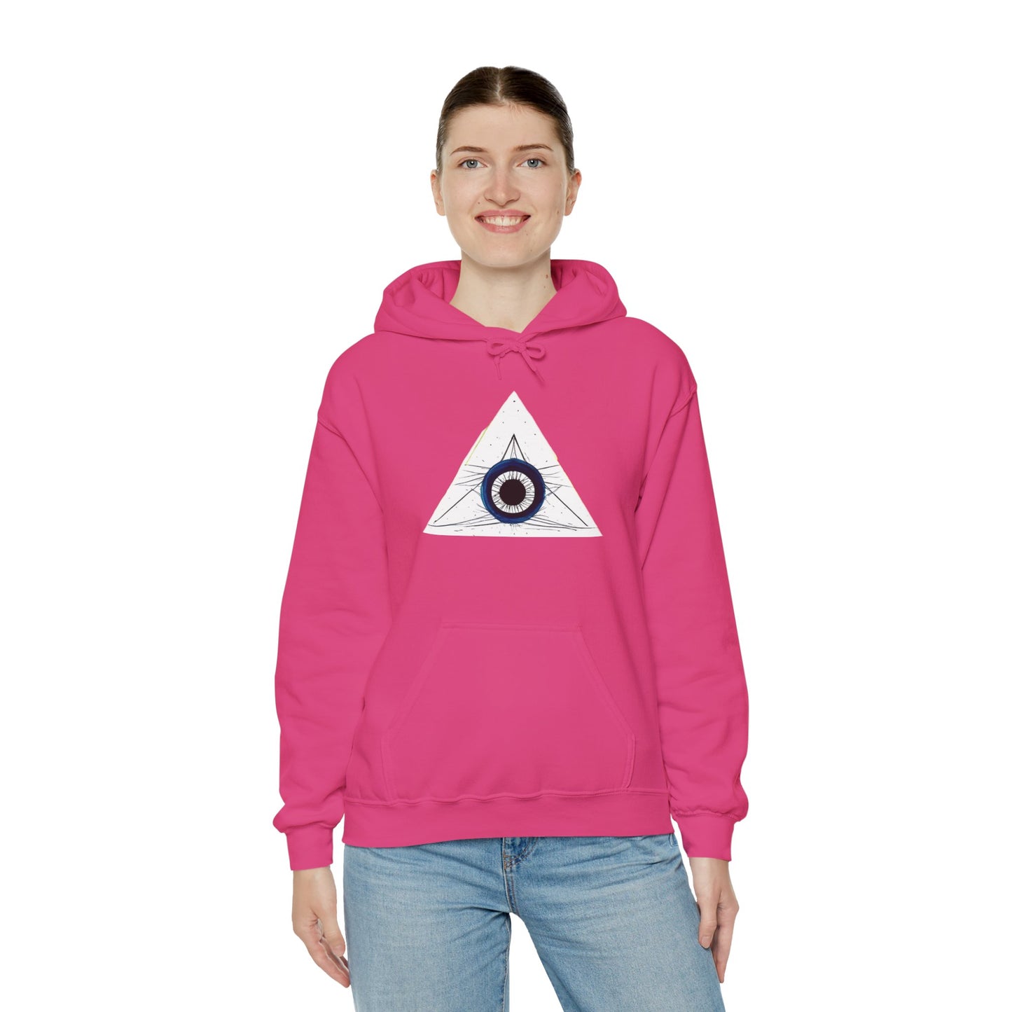 Unisex Heavy Blend™ Hooded Sweatshirt illuminati ِDesign | OKEYCITY