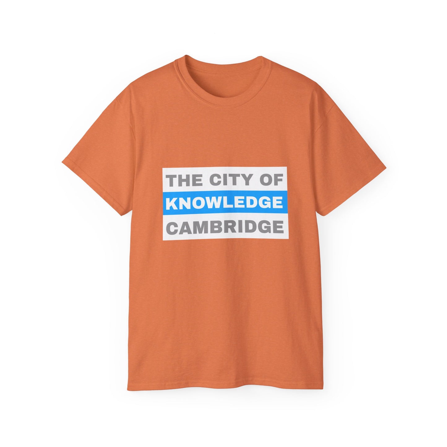 Unisex Ultra Cotton Tee with cambridge city Design | OKEYCITY