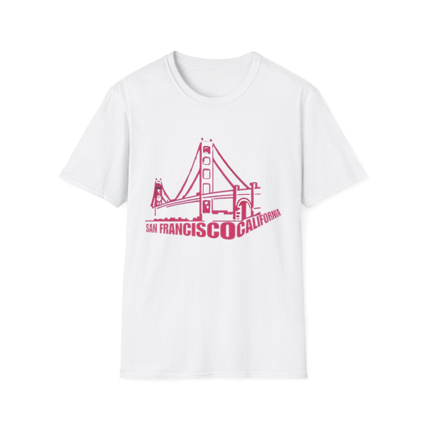 Unisex Softstyle T-Shirt with San Francisco Design | OKEYCITY