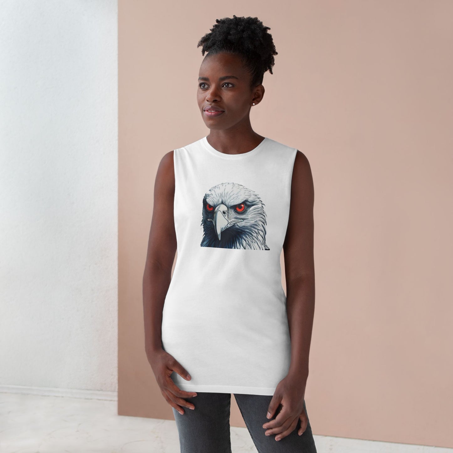 Unisex Barnard Tank with Eagle Design | OKEYCITY