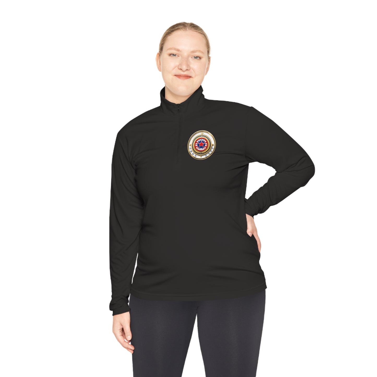 Unisex Quarter-Zip Pullover with brand Okeycity | OKEYCITY