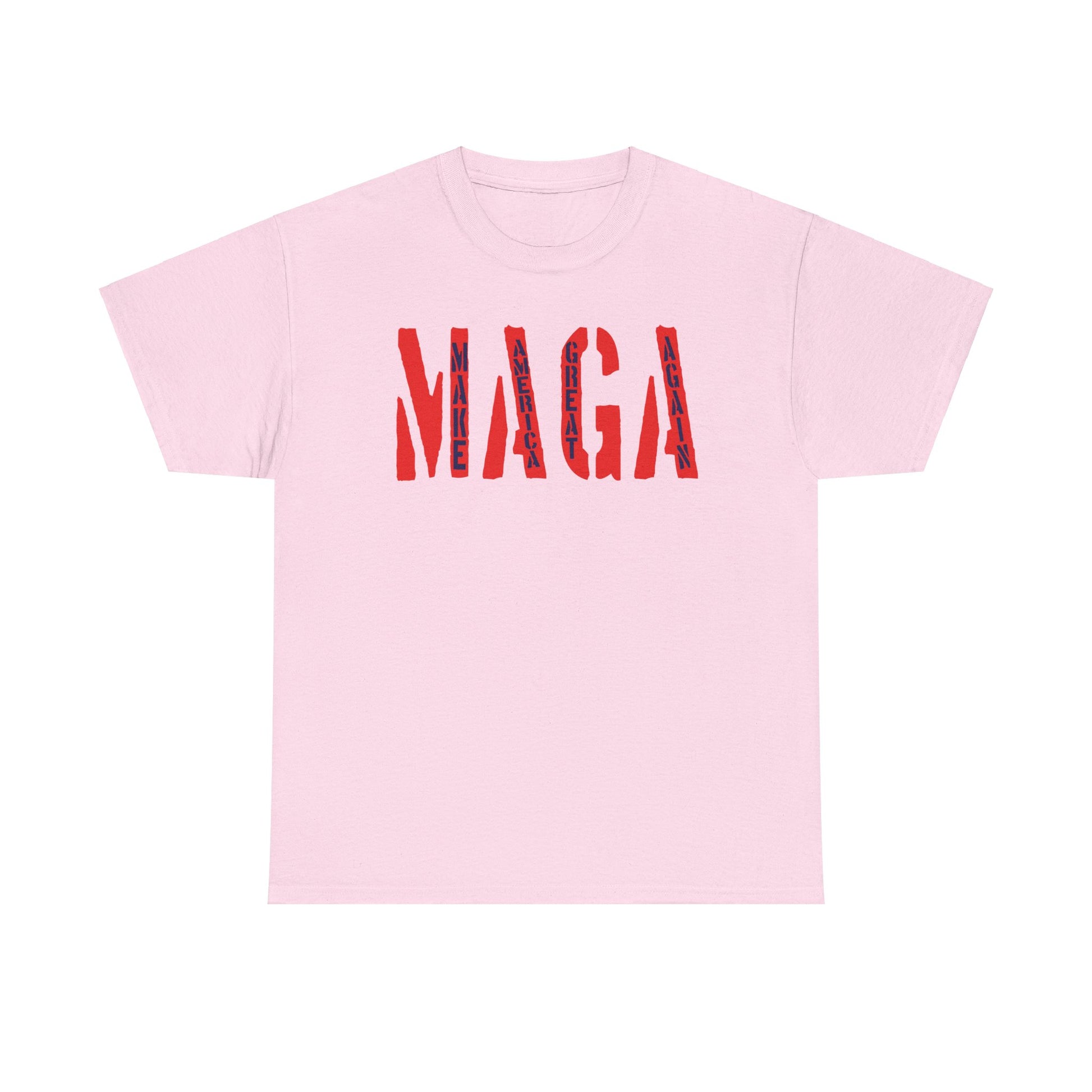 Unisex Heavy Cotton Tee With MAGA Design | OKEYCITY