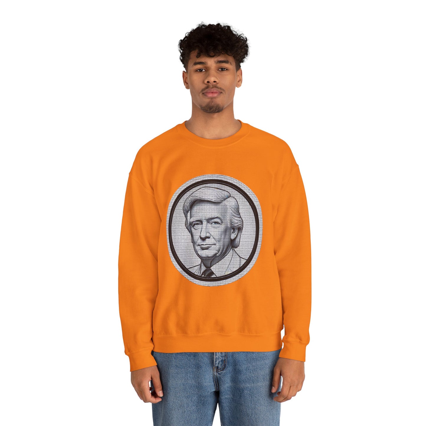 Unisex Heavy Blend™ Crewneck Sweatshirt trump Design | OKEYCITY