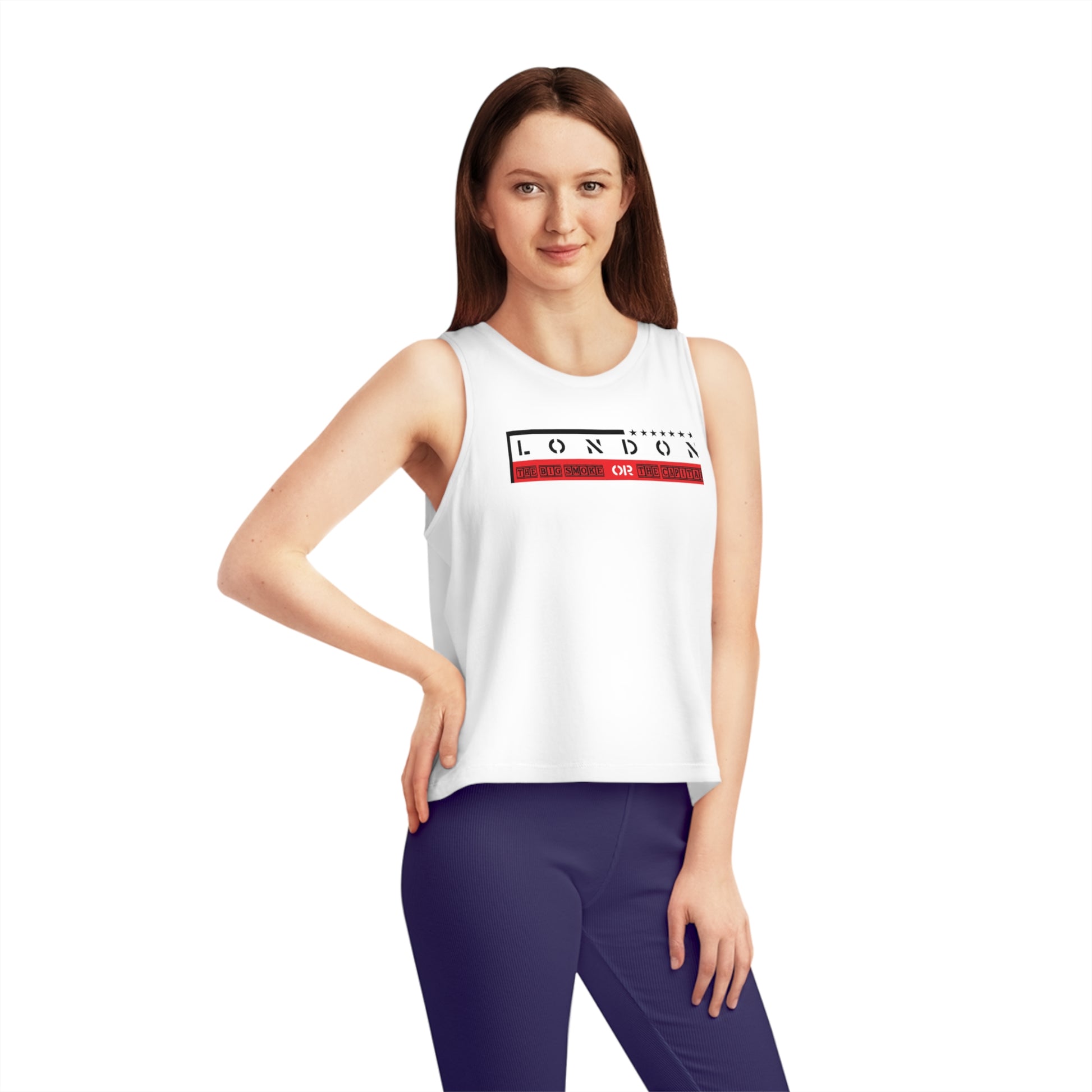 Organic Dancer Cropped Tank Top | OKEYCITY