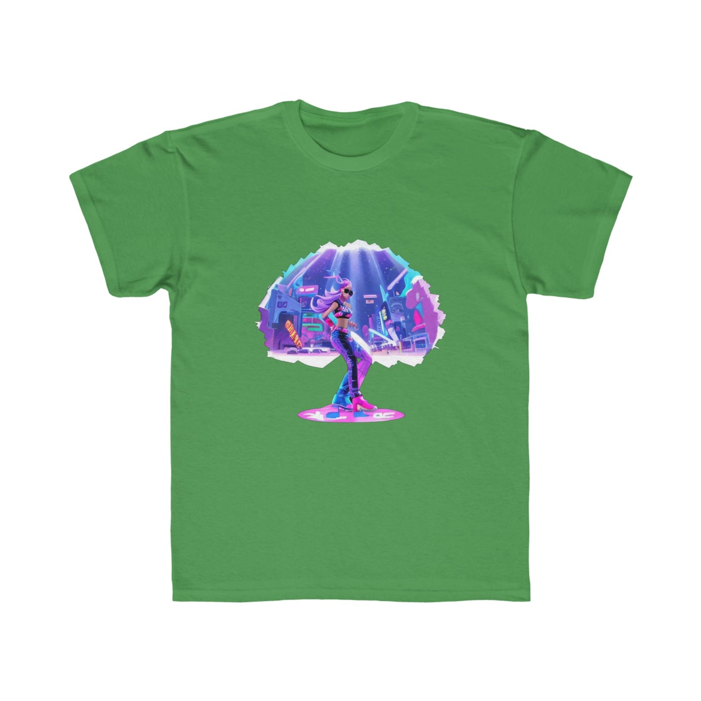 Kids Regular Fit Tee With Fantasy tree design |OKEYCITY