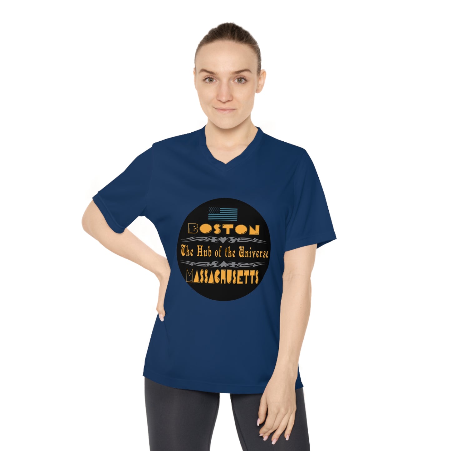 Women's Performance V-Neck T-Shirt | OKEYCITY