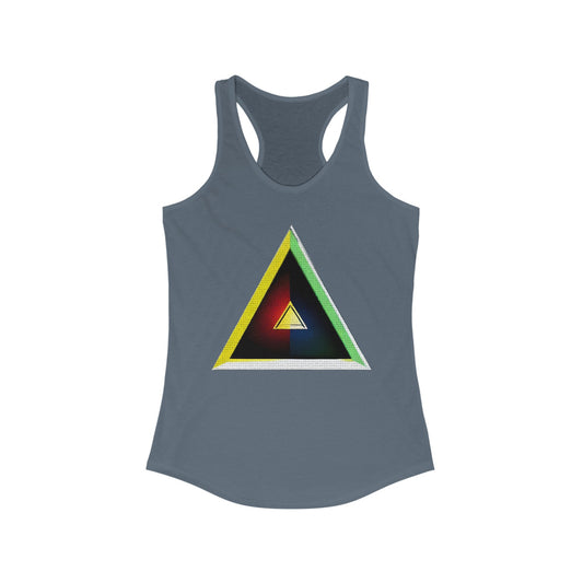 Women's Ideal Racerback Tank with triangle Design | OKEYCITY