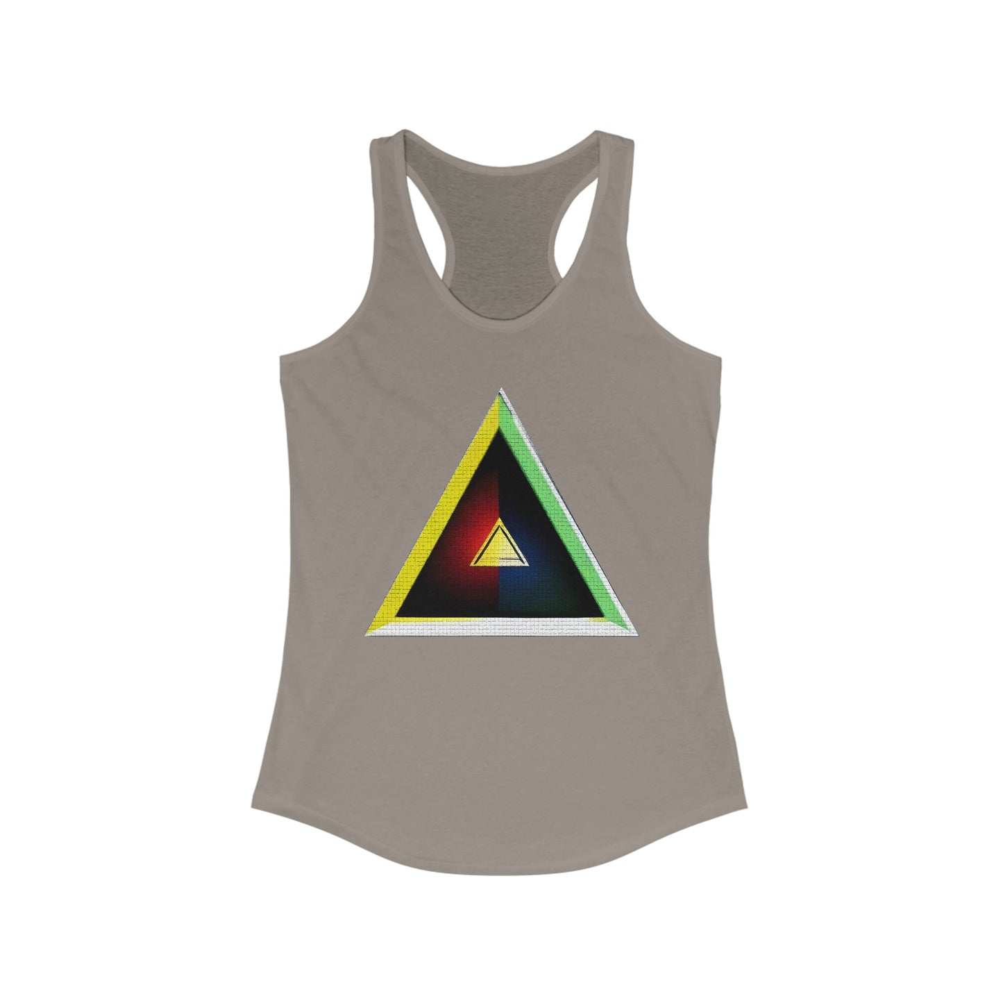 Women's Ideal Racerback Tank with triangle Design | OKEYCITY