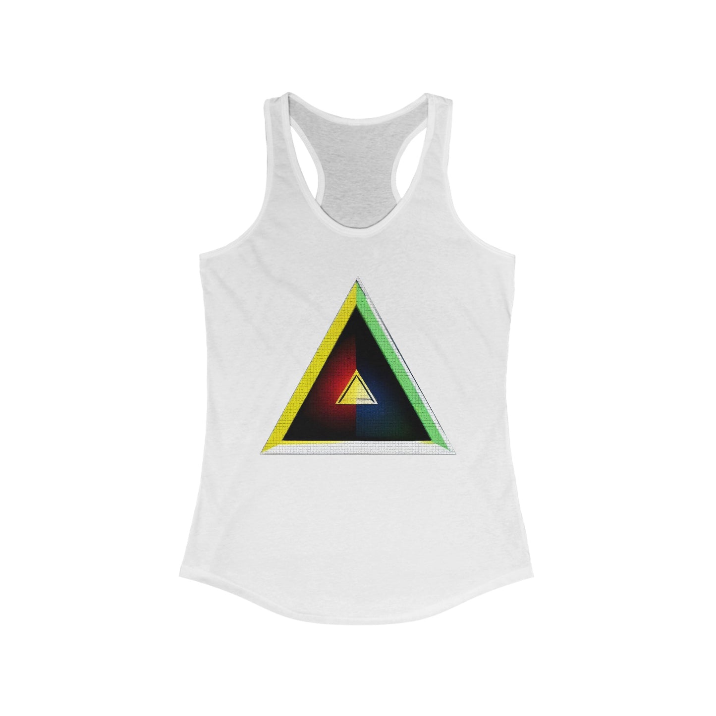 Women's Ideal Racerback Tank with triangle Design | OKEYCITY