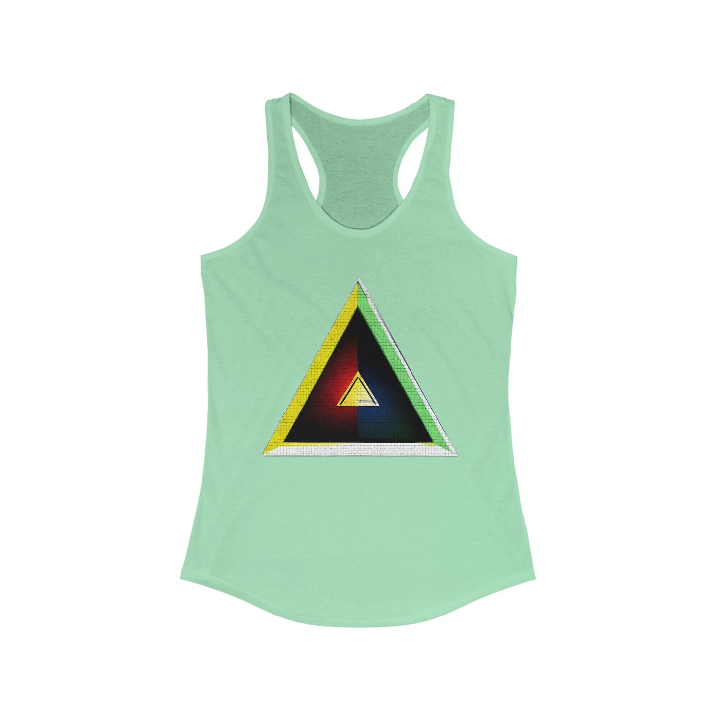 Women's Ideal Racerback Tank with triangle Design | OKEYCITY