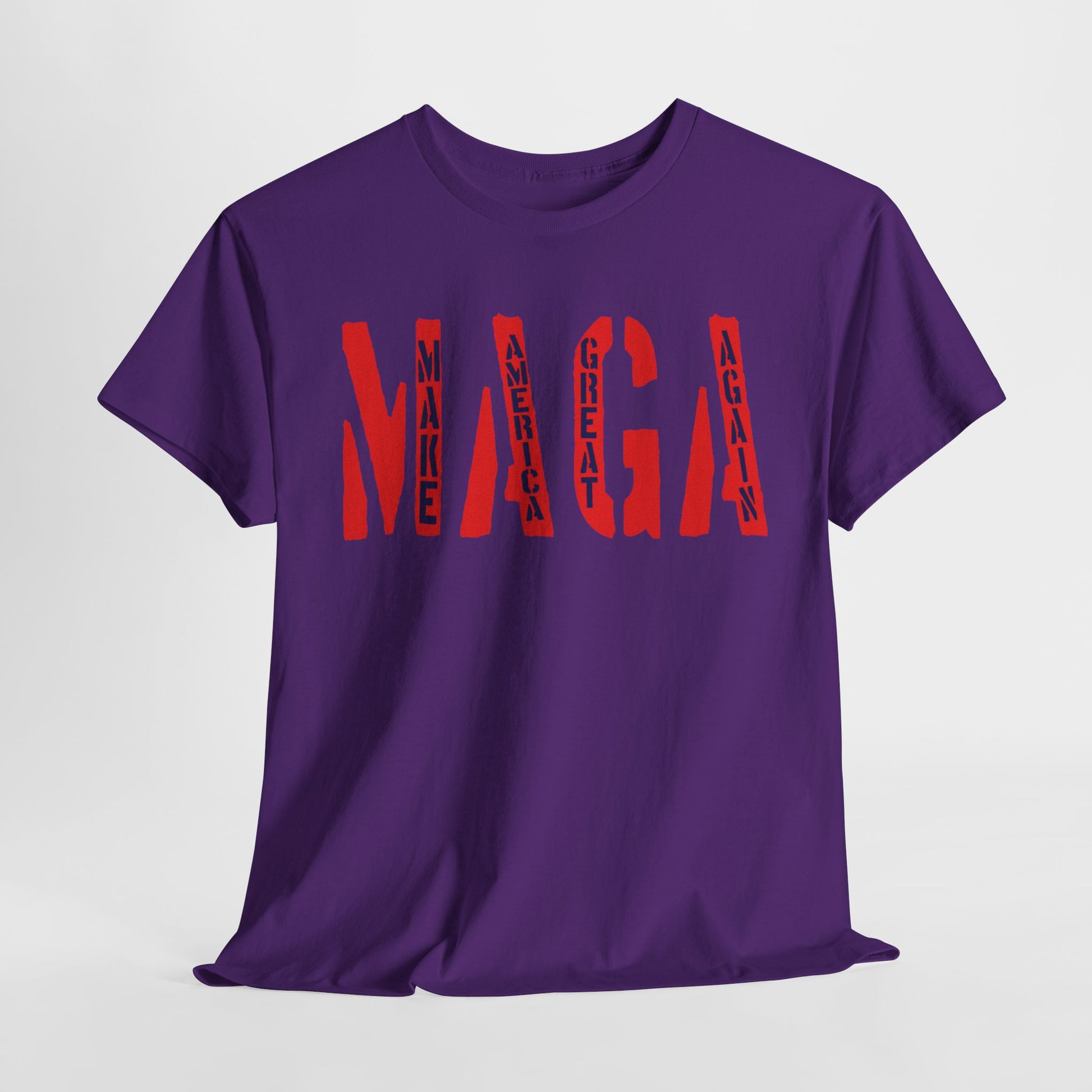 Unisex Heavy Cotton Tee With MAGA Design | OKEYCITY