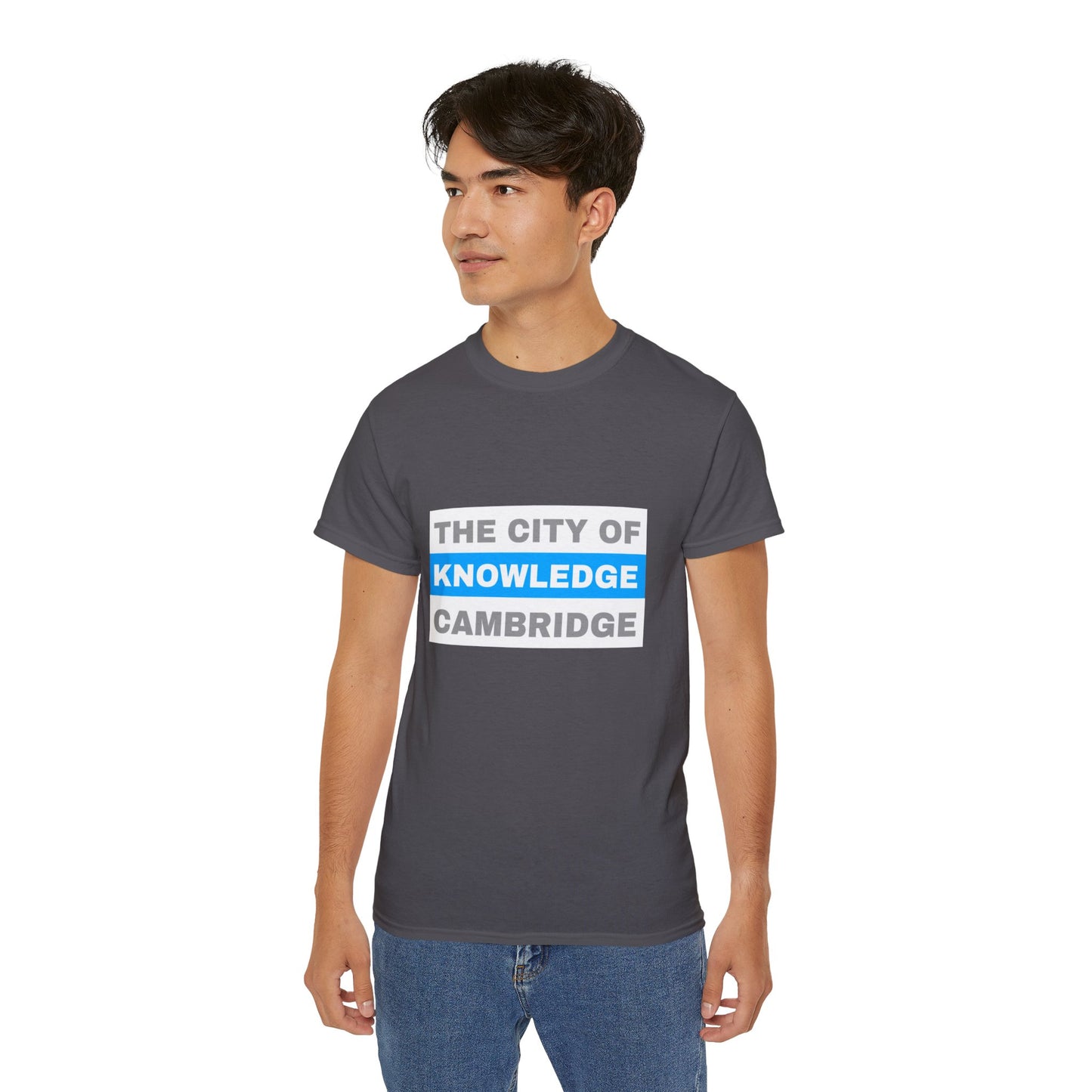 Unisex Ultra Cotton Tee with cambridge city Design | OKEYCITY