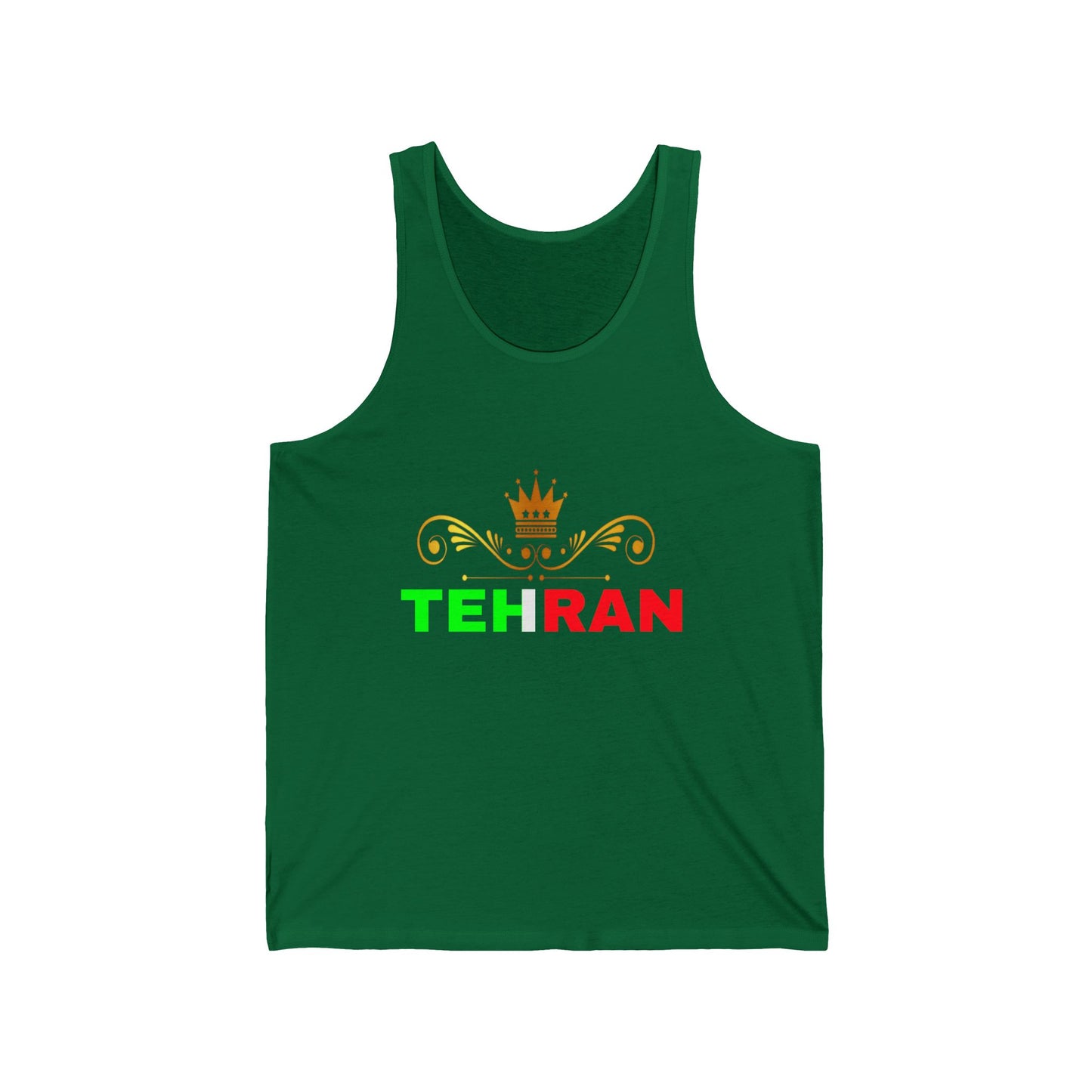 Unisex Jersey Tank With Tehran Design | OKEYCITY