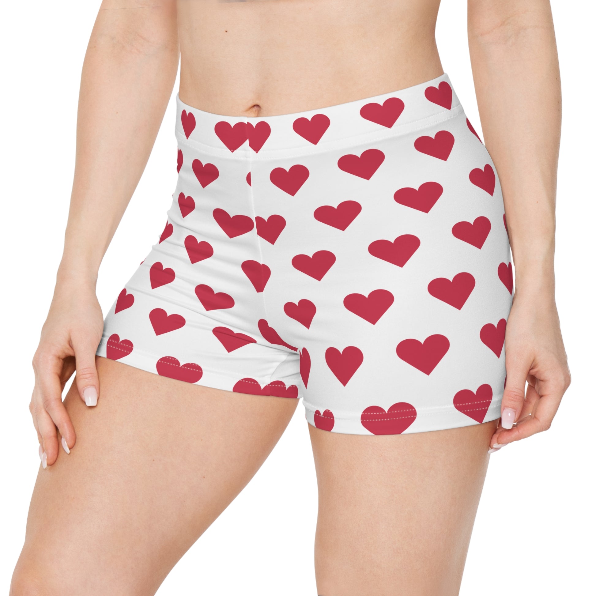 Women's Shorts with heart symbol Design | OKEYCITY