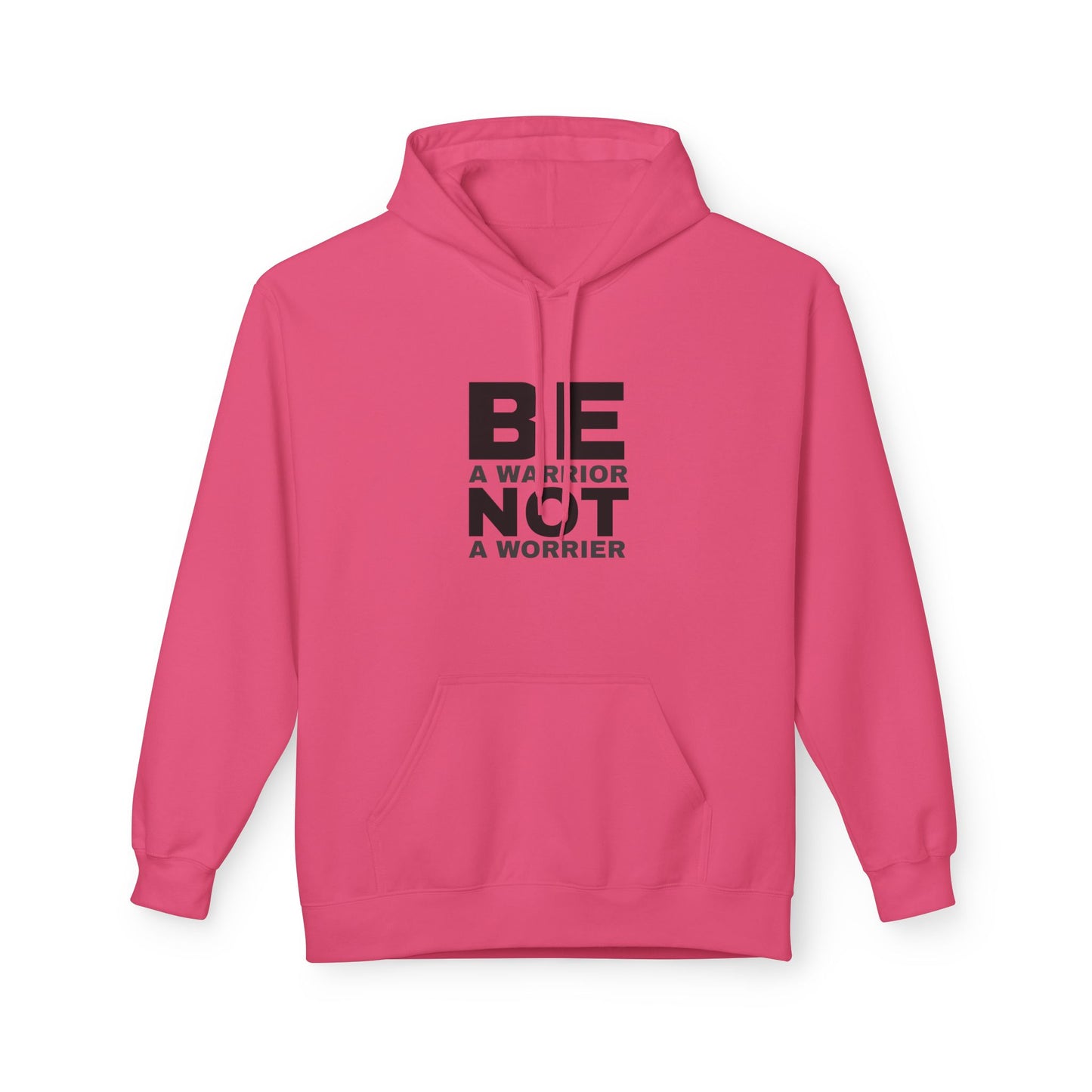 Unisex Midweight Softstyle Fleece Hoodie With Typography Design | OKEYCITY