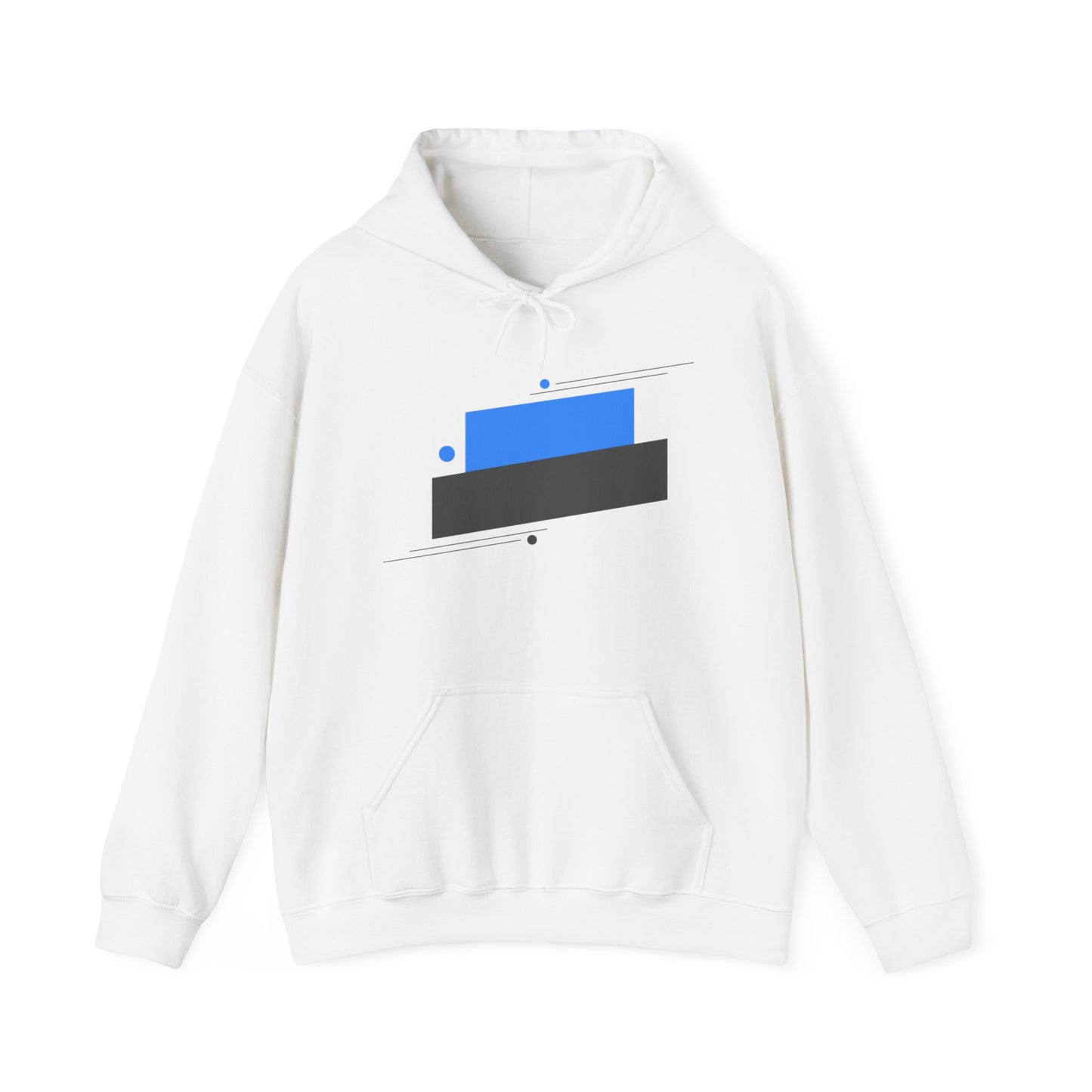 Unisex Heavy Blend™ Hooded Sweatshirt with blue graphic Design | OKEYCITY