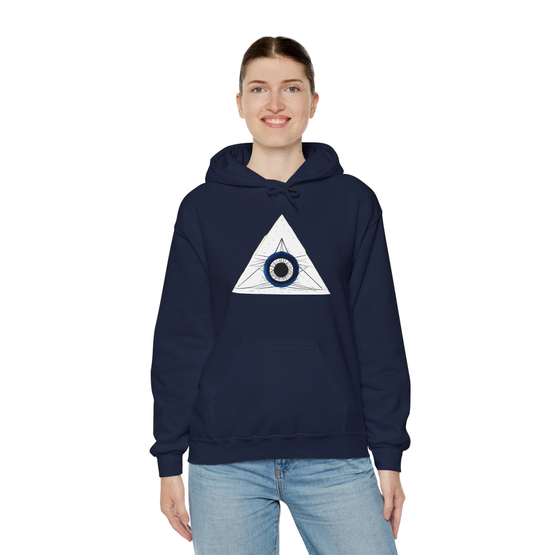 Unisex Heavy Blend™ Hooded Sweatshirt illuminati ِDesign | OKEYCITY