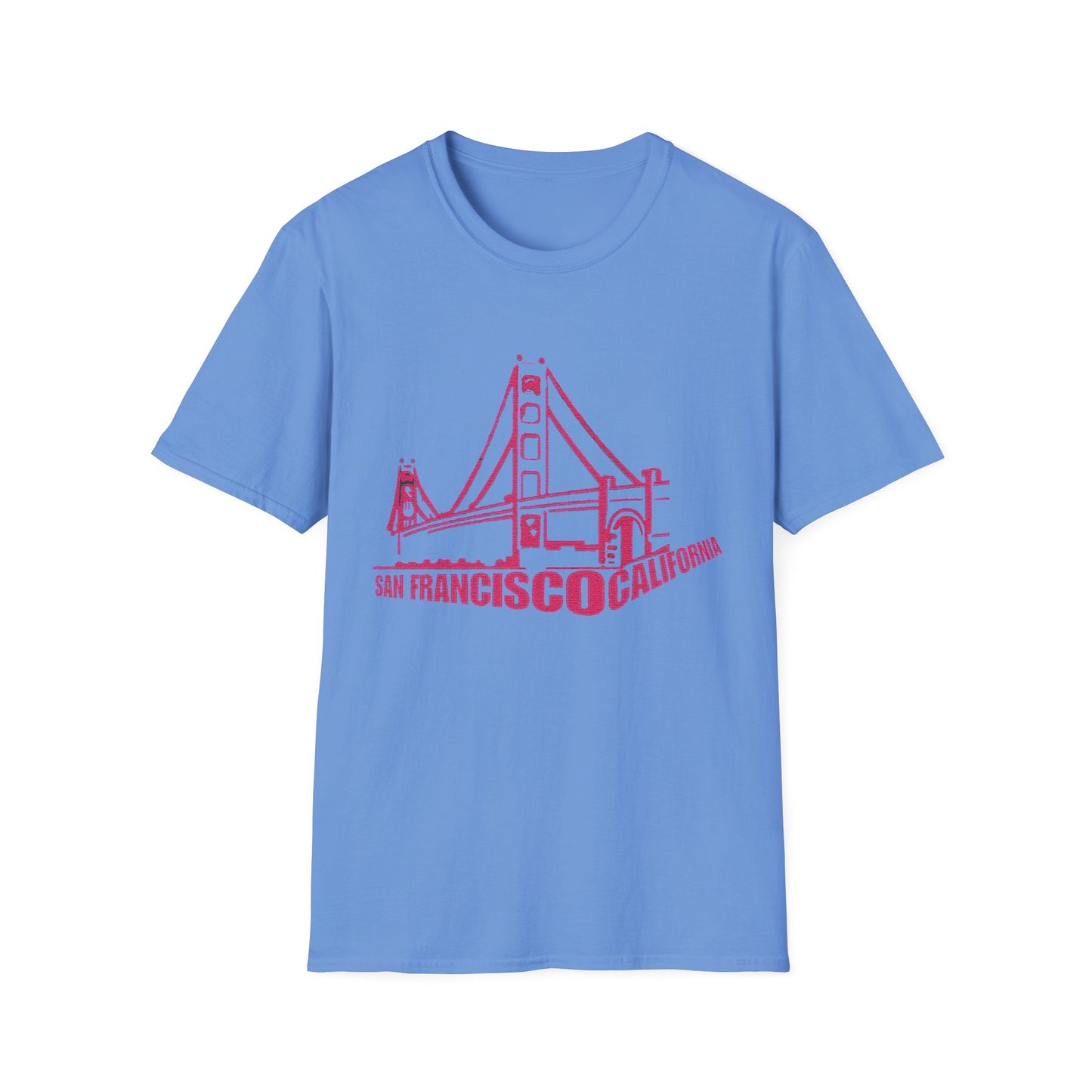 Unisex Softstyle T-Shirt with San Francisco Design | OKEYCITY