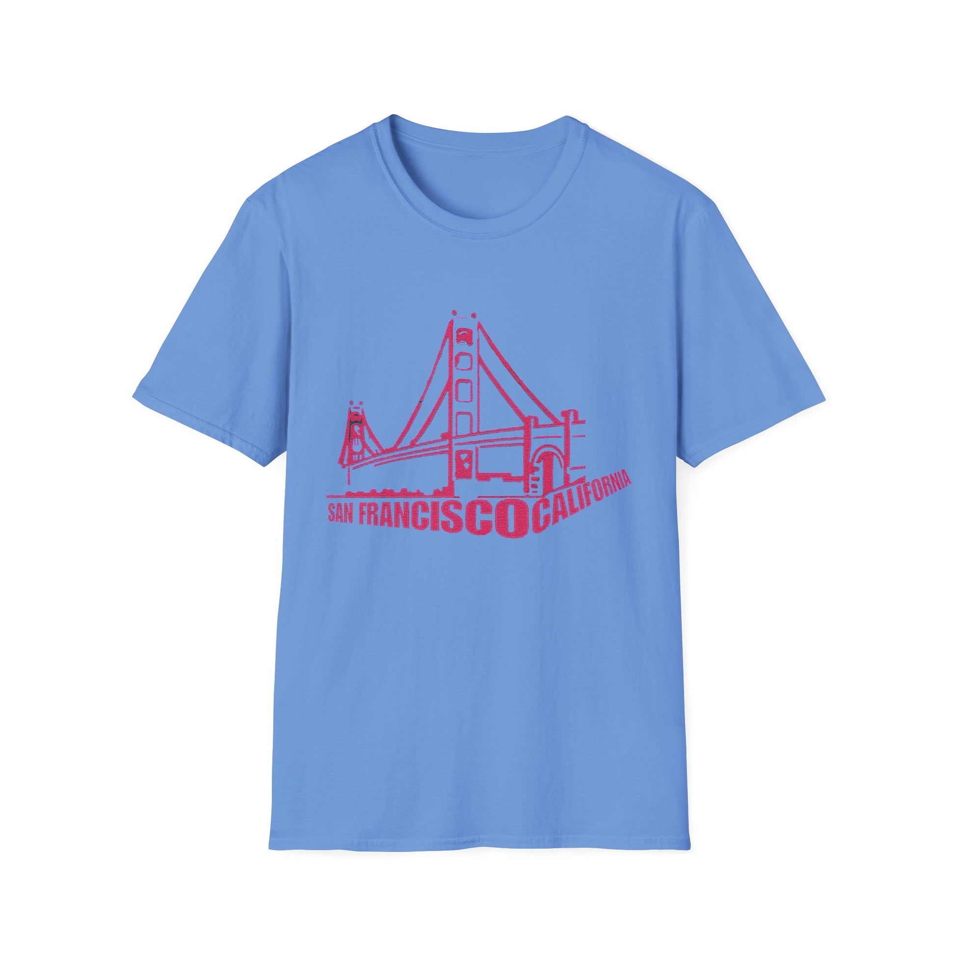 Unisex Softstyle T-Shirt with San Francisco Design | OKEYCITY