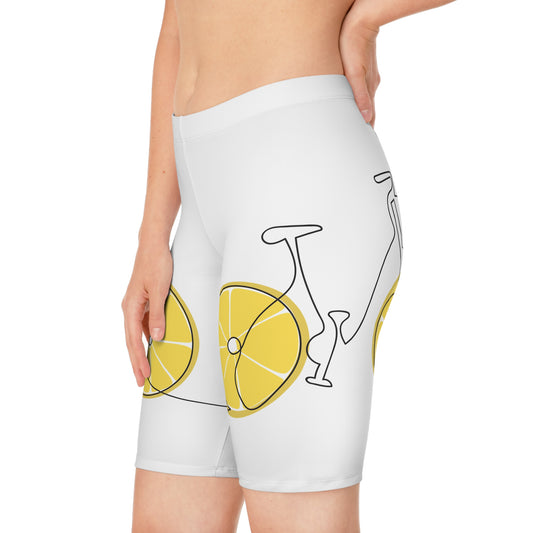 Women's Bike Shorts with bike Design | OKEYCITY