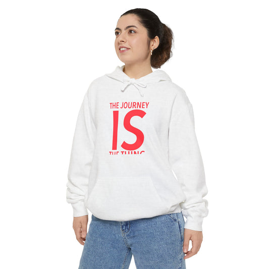 Unisex Garment-Dyed Hoodie With Design of sentences of philosophers | OKEYCITY