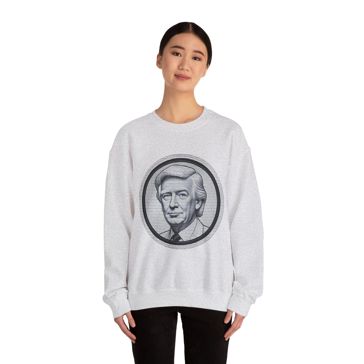 Unisex Heavy Blend™ Crewneck Sweatshirt trump Design | OKEYCITY