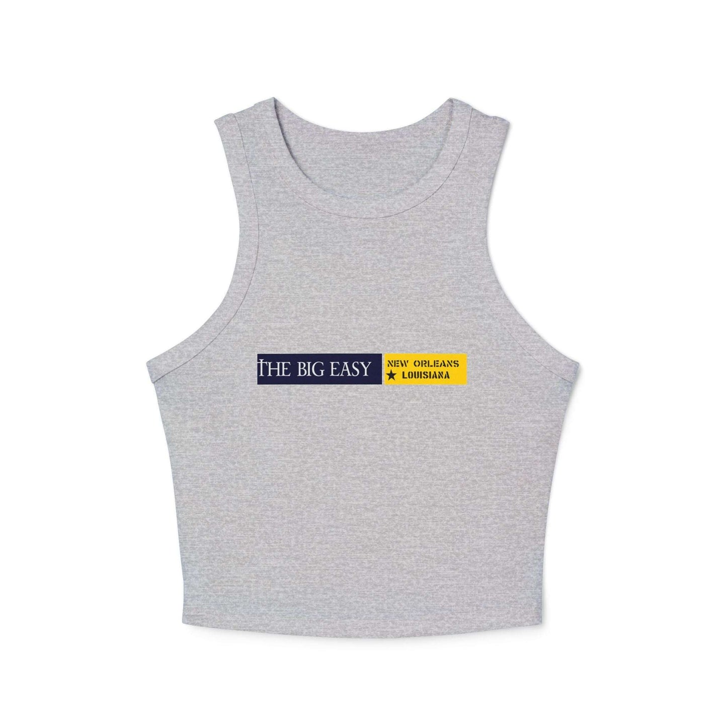 Women's Micro Rib Racer Tank Top | OKEYCITY