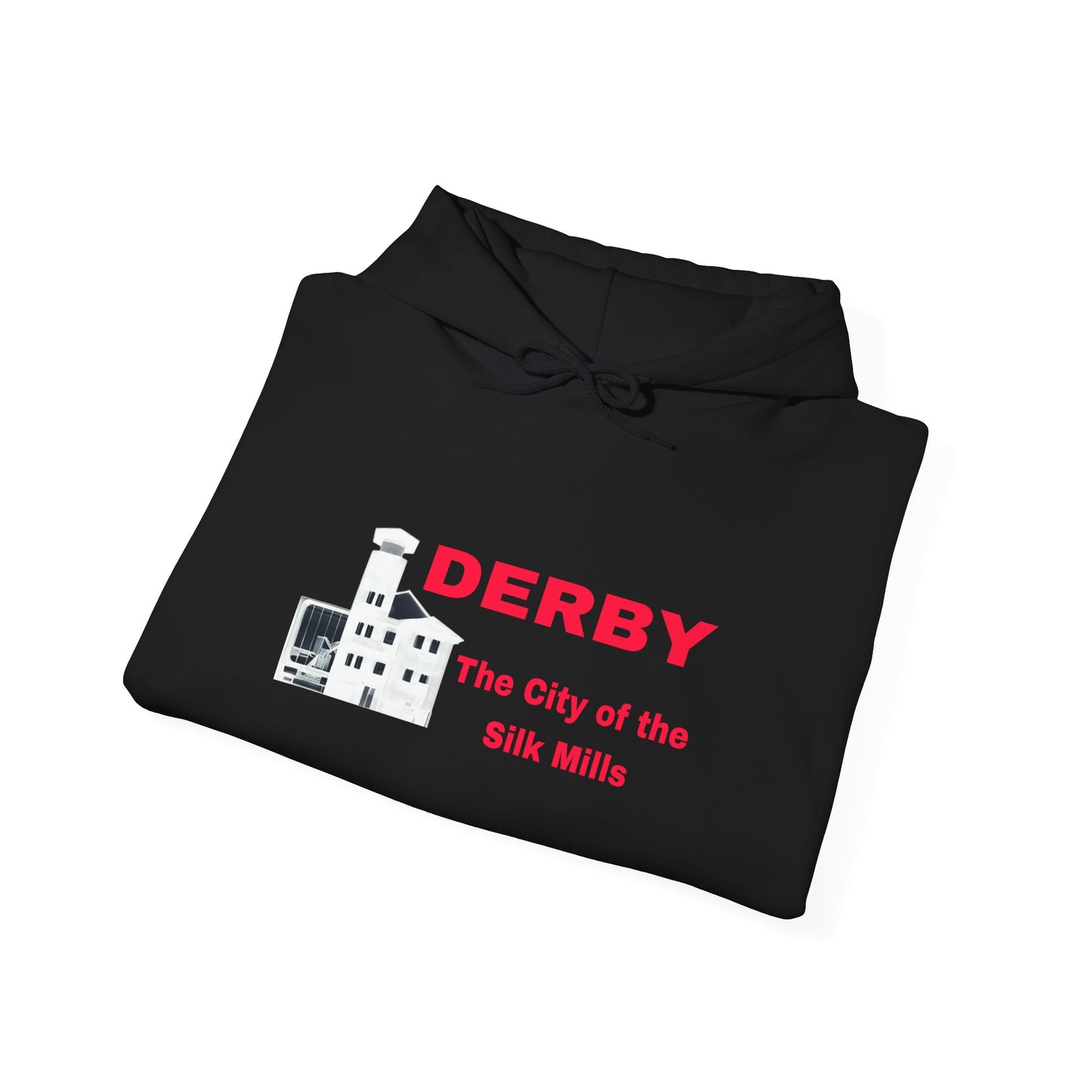 Unisex Heavy Blend™ Hooded Sweatshirt with Derby Design | OKEYCITY