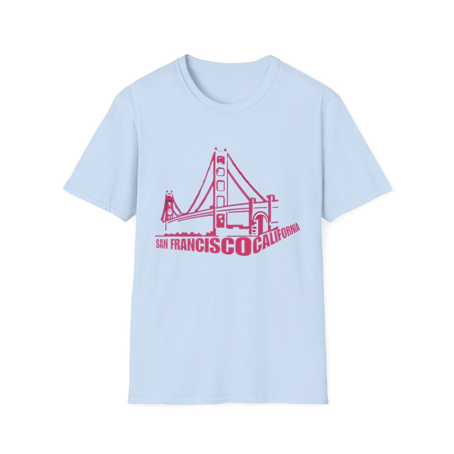 Unisex Softstyle T-Shirt with San Francisco Design | OKEYCITY