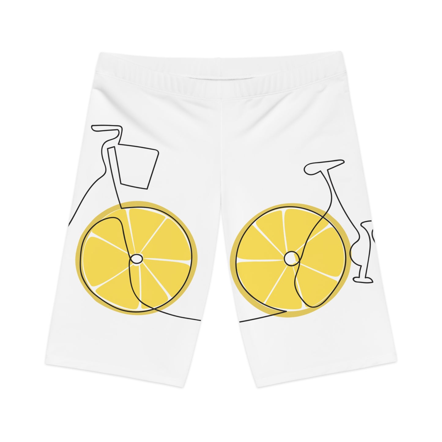 Women's Bike Shorts with bike Design | OKEYCITY