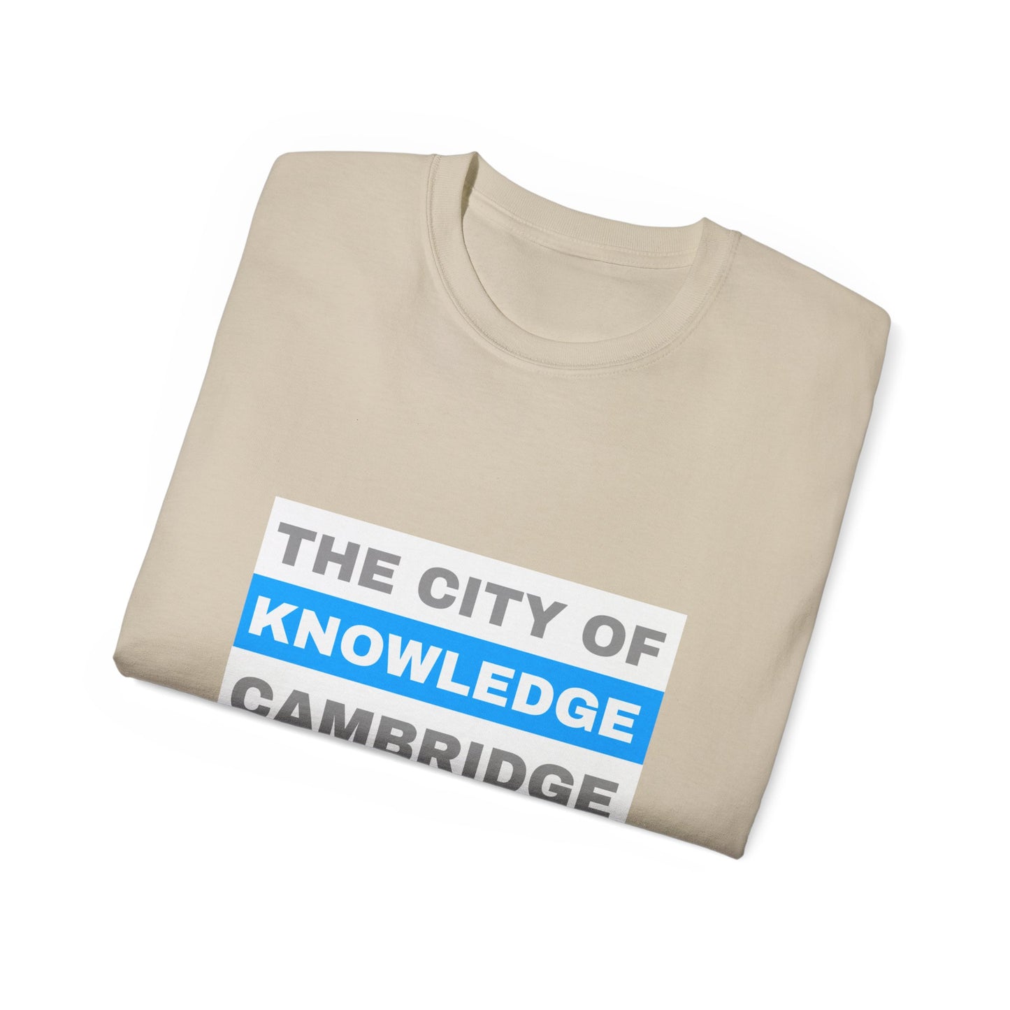 Unisex Ultra Cotton Tee with cambridge city Design | OKEYCITY