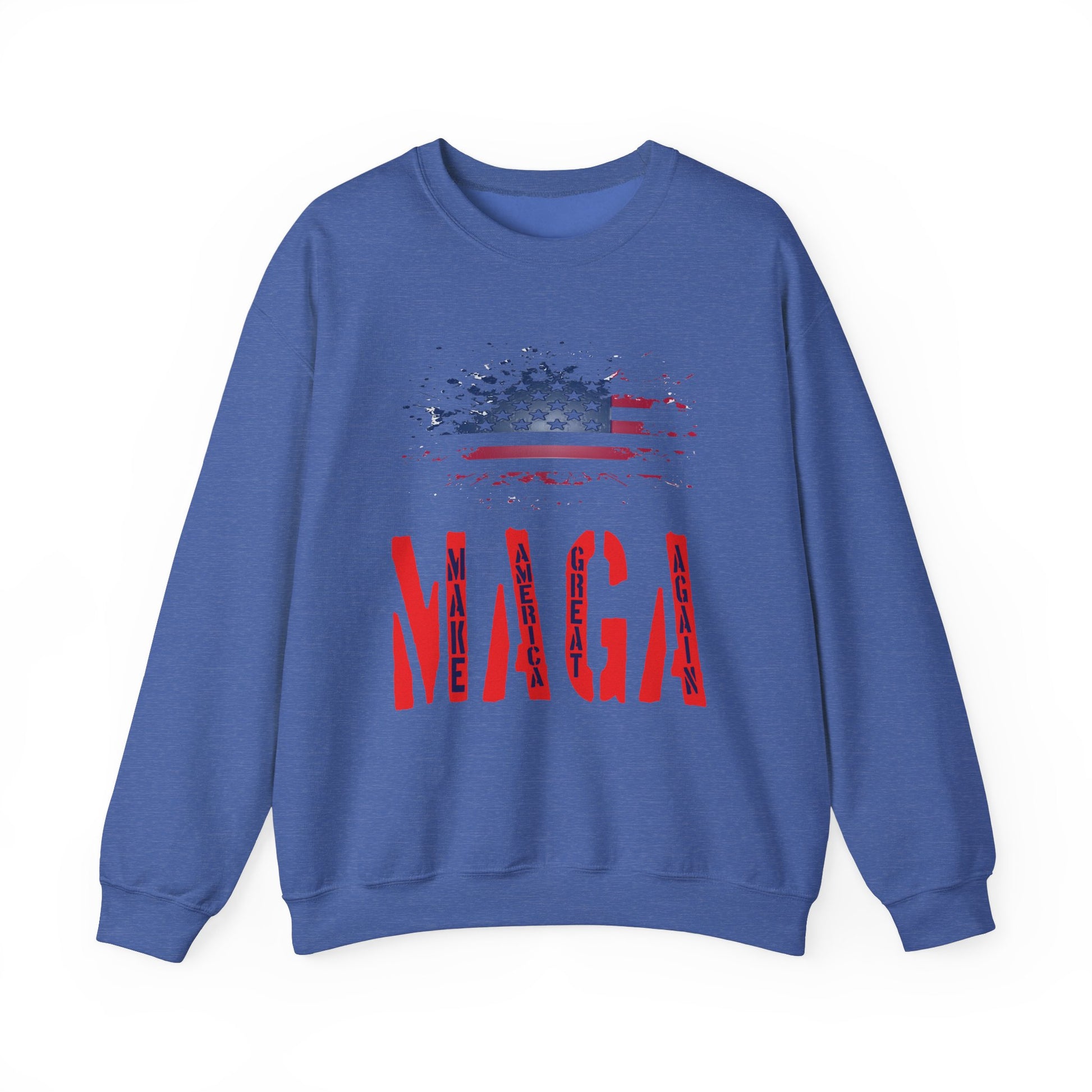 Unisex Heavy Blend™ Crewneck Sweatshirt with Election 2024 USA , MAGA Design | OKEYCITY