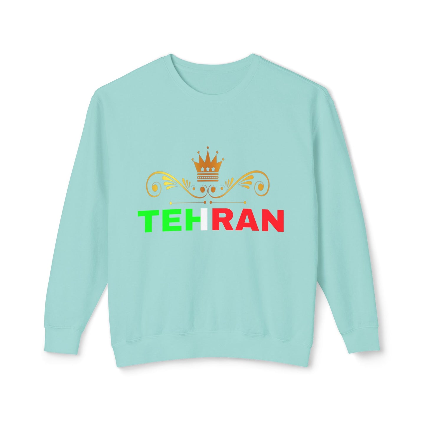 Unisex Lightweight Crewneck Sweatshirt With Tehran Design | OKEYCITY