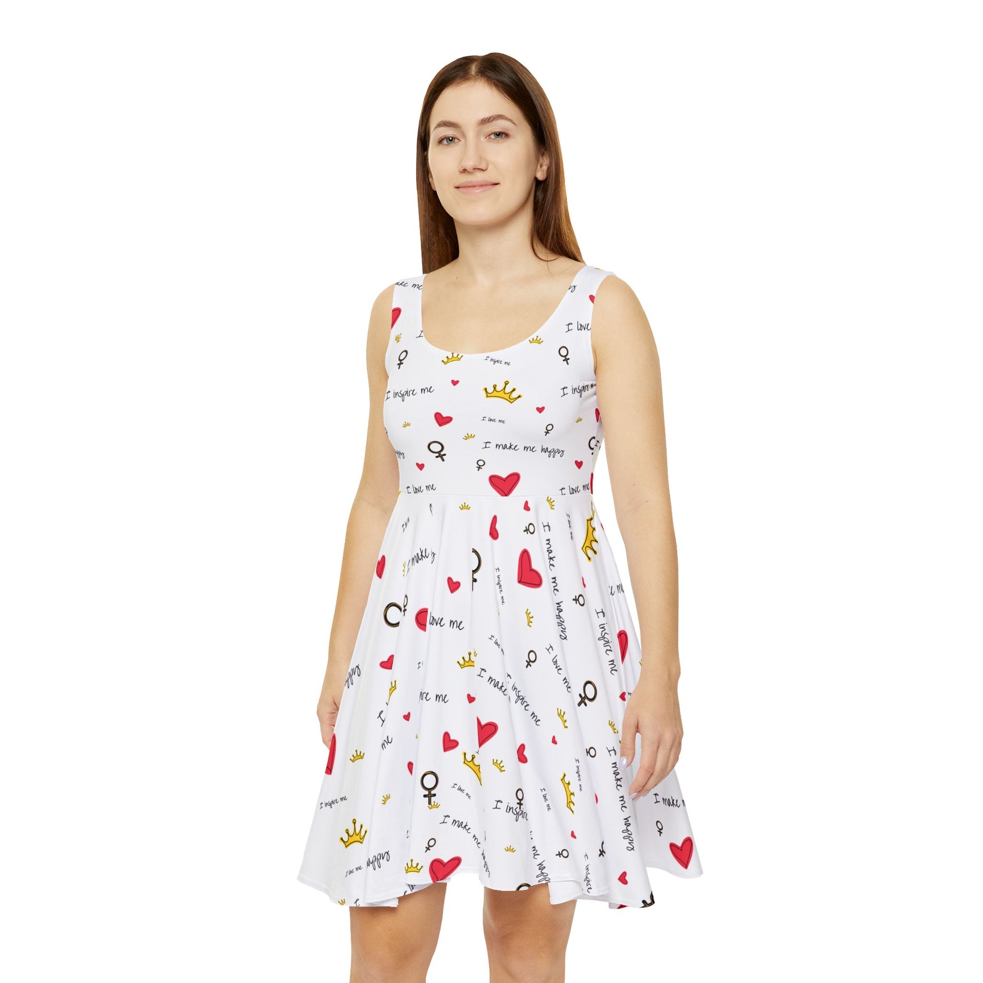 Women's Skater Dress with nice pattern | OKEYCITY