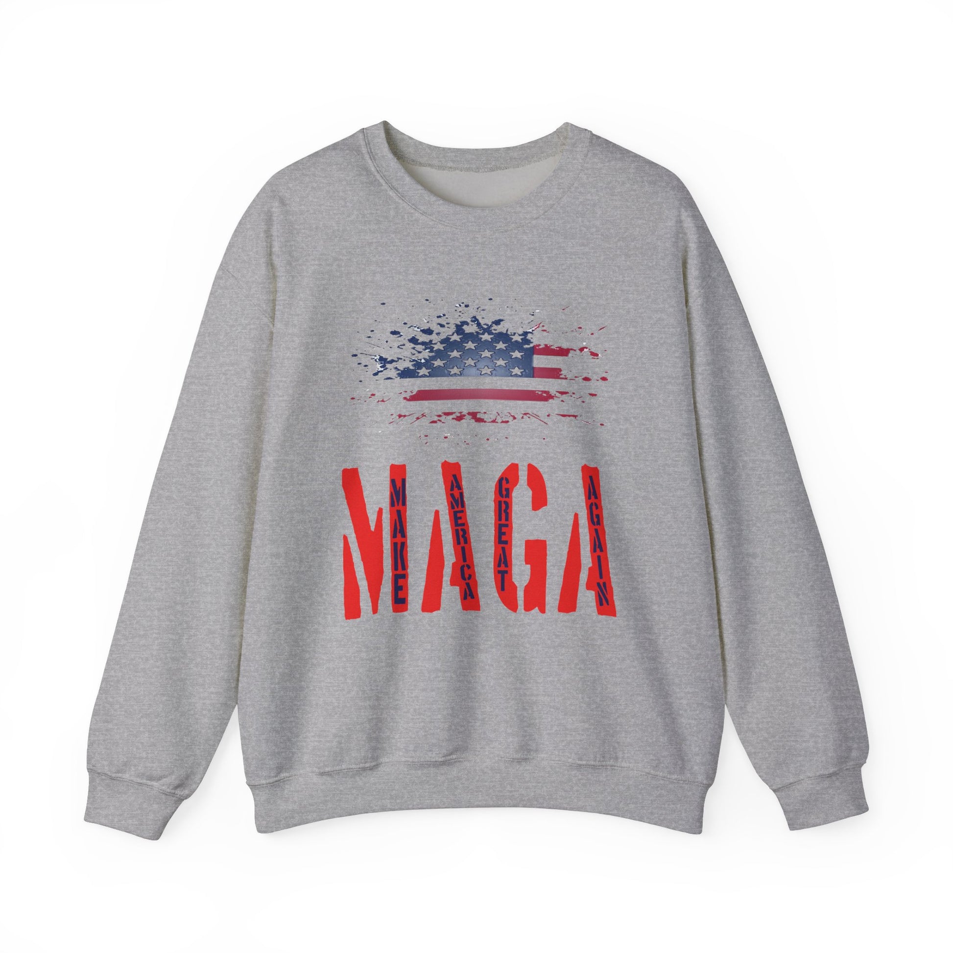 Unisex Heavy Blend™ Crewneck Sweatshirt with Election 2024 USA , MAGA Design | OKEYCITY