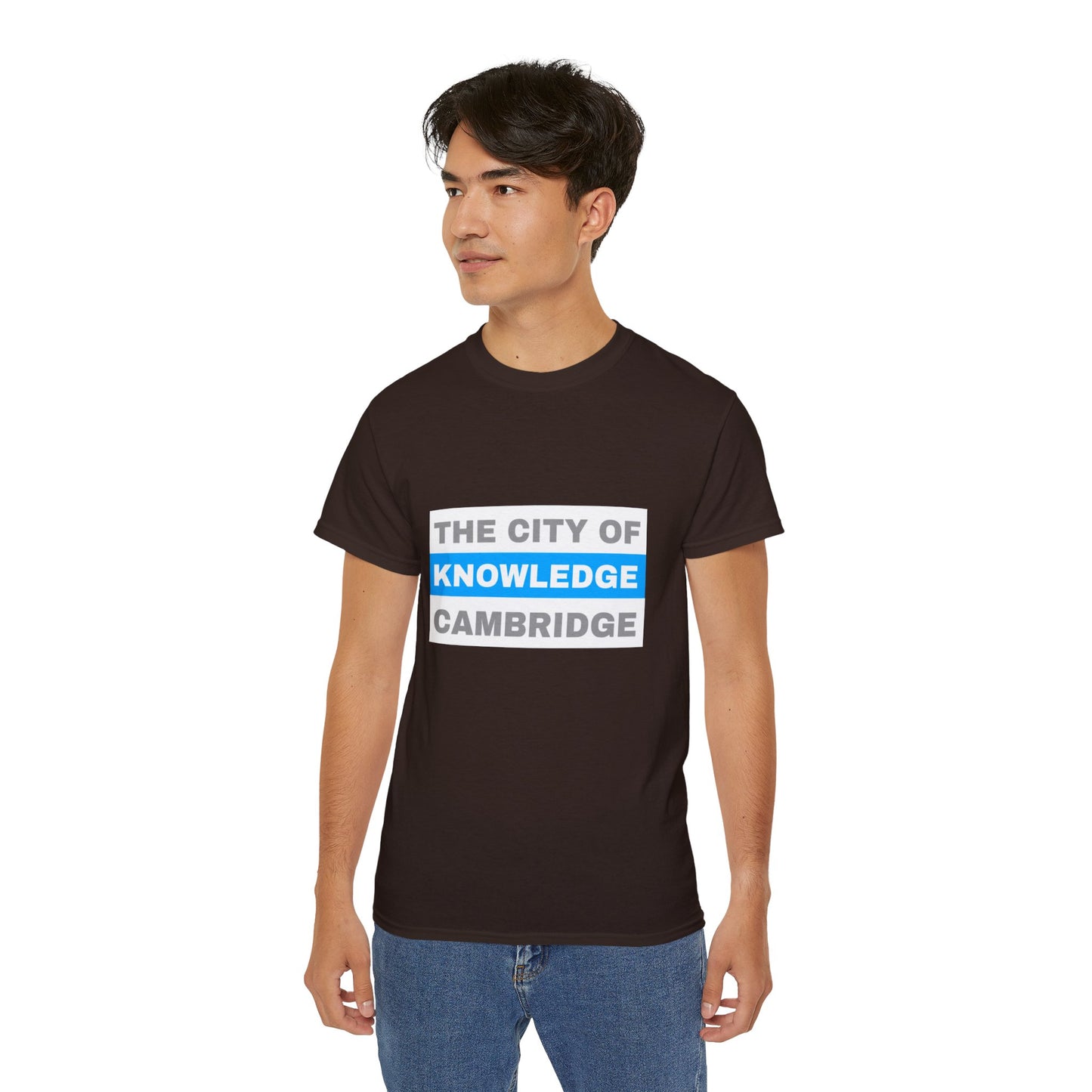 Unisex Ultra Cotton Tee with cambridge city Design | OKEYCITY