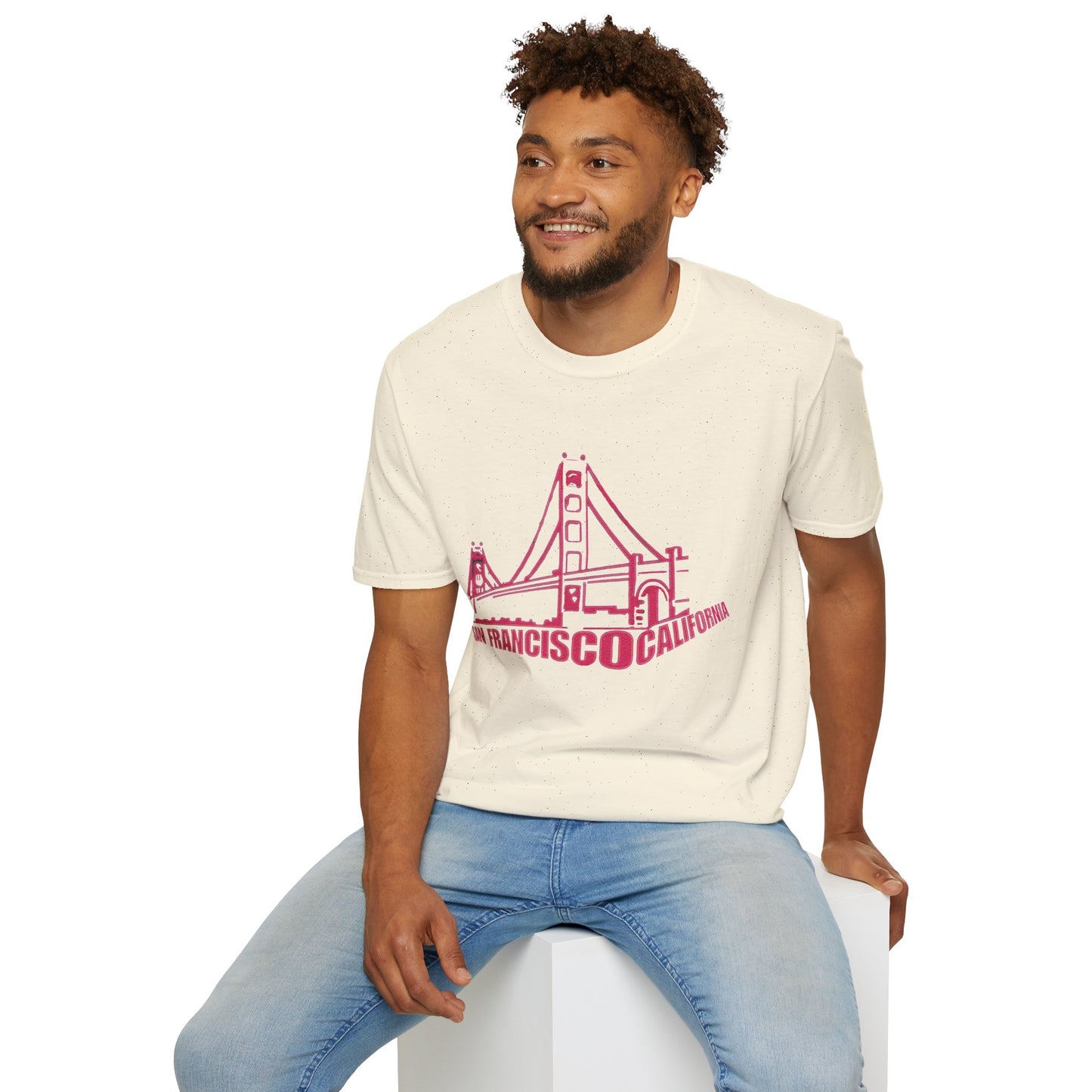 Unisex Softstyle T-Shirt with San Francisco Design | OKEYCITY