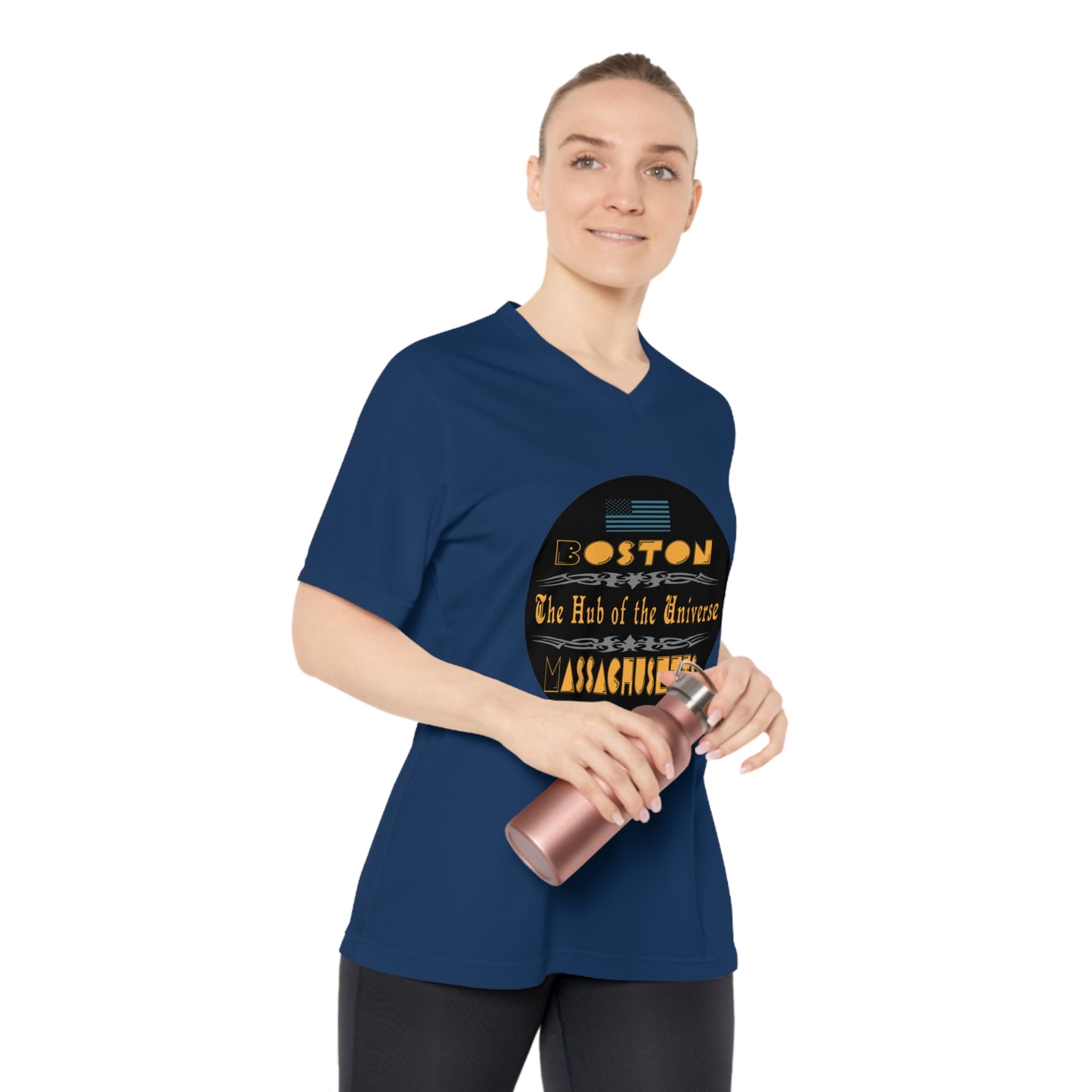 Women's Performance V-Neck T-Shirt | OKEYCITY